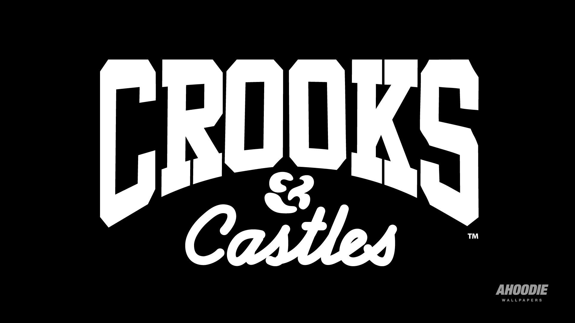 Logo Crooks Castles teschio, 1200x675 HD, iMac