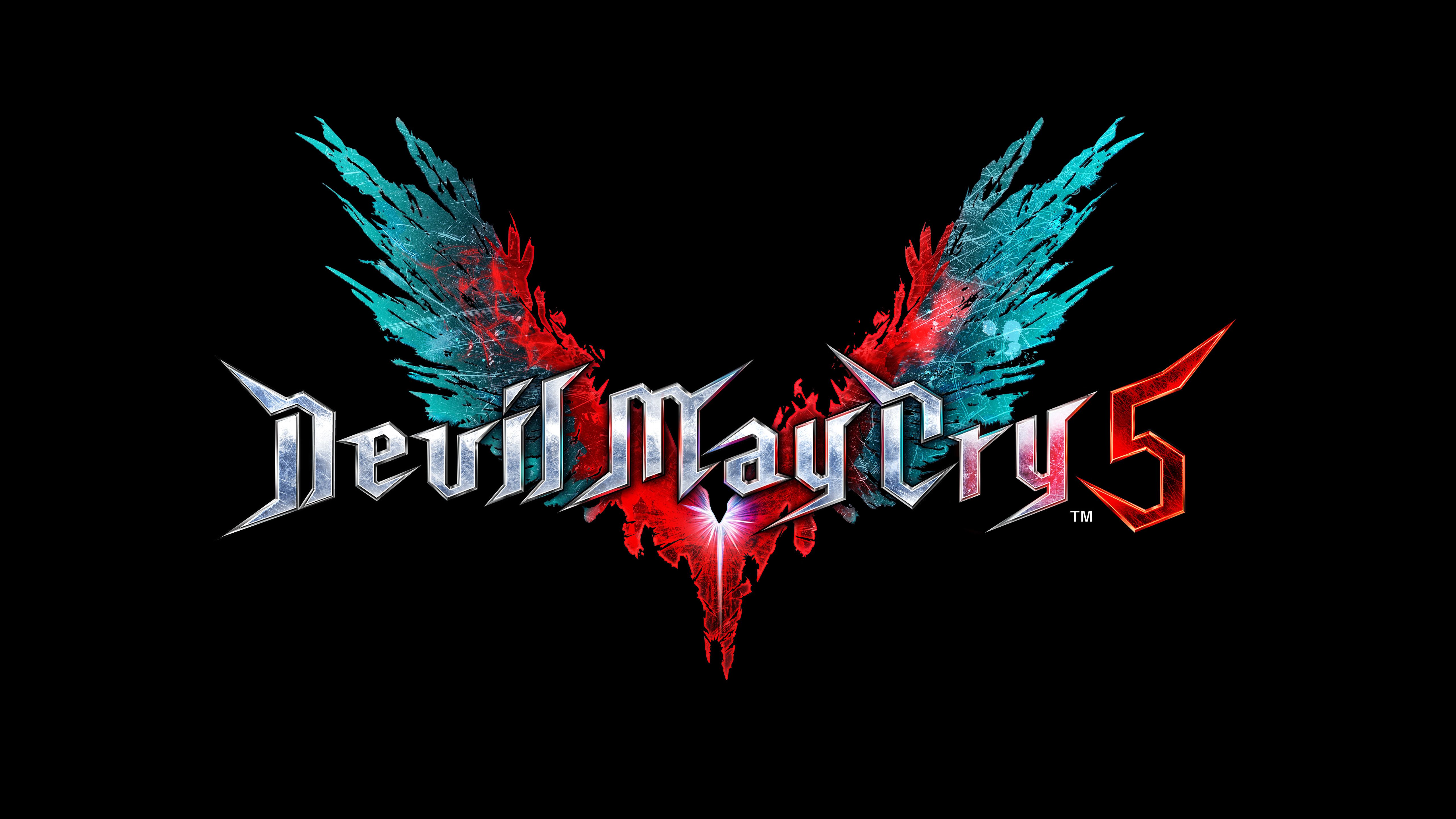 Logo Devil May Cry 5, hack and slash, 5120x2880 4K, Desktop 4K