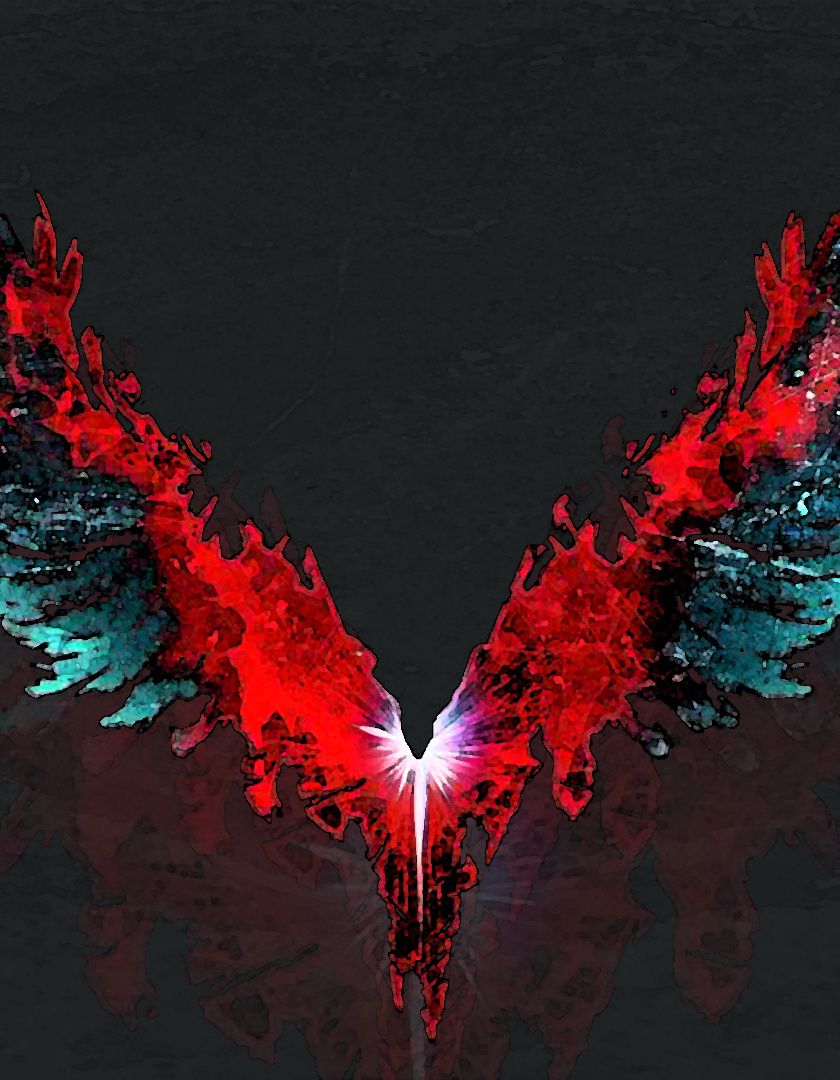 Logo Devil May Cry ali, 840x1080 Full HD Verticale, iPhone