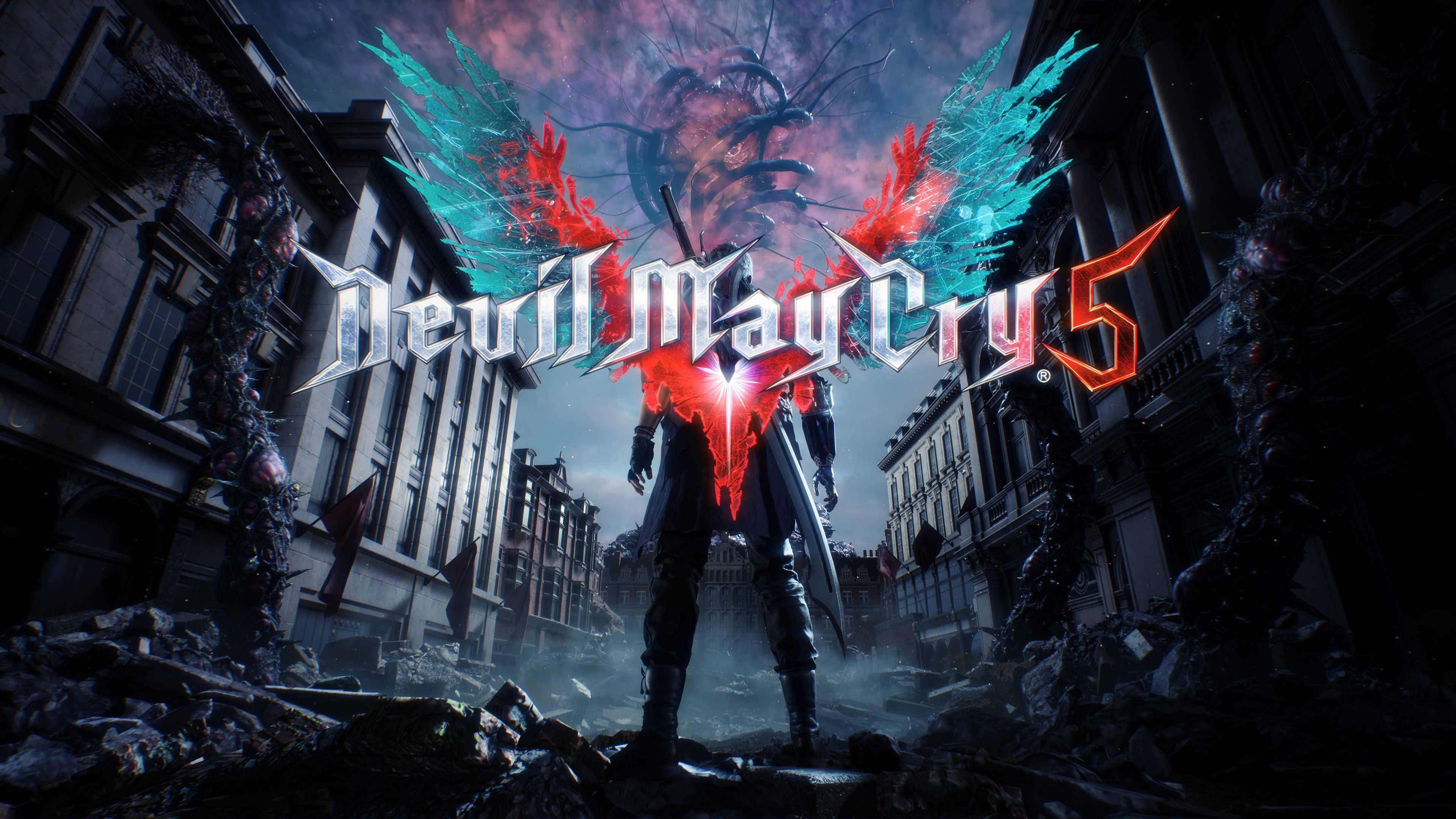 Logo Devil May Cry 5, 3840x2160 UHD, PC 4K
