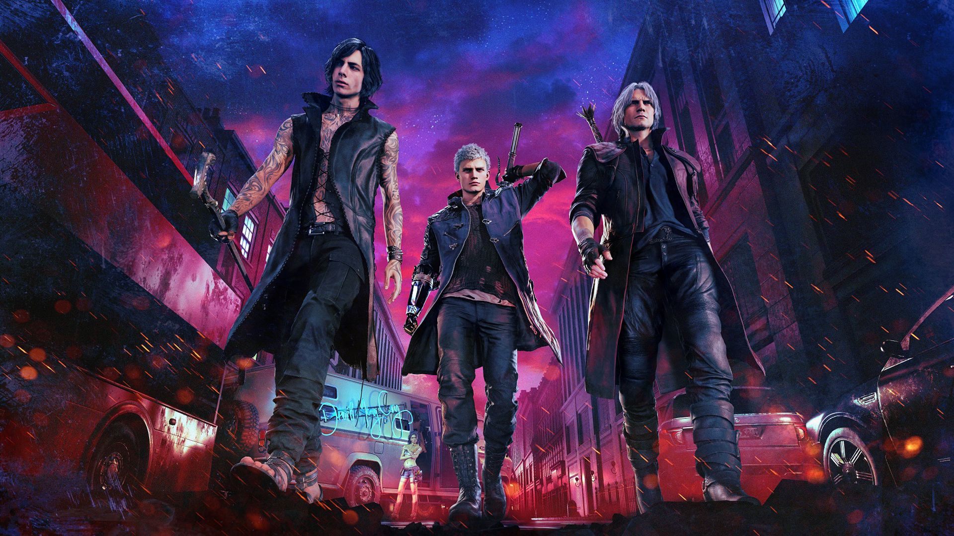 Devil May Cry 5 personaggi, 1920x1080 Full HD 1080p, PC Desktop