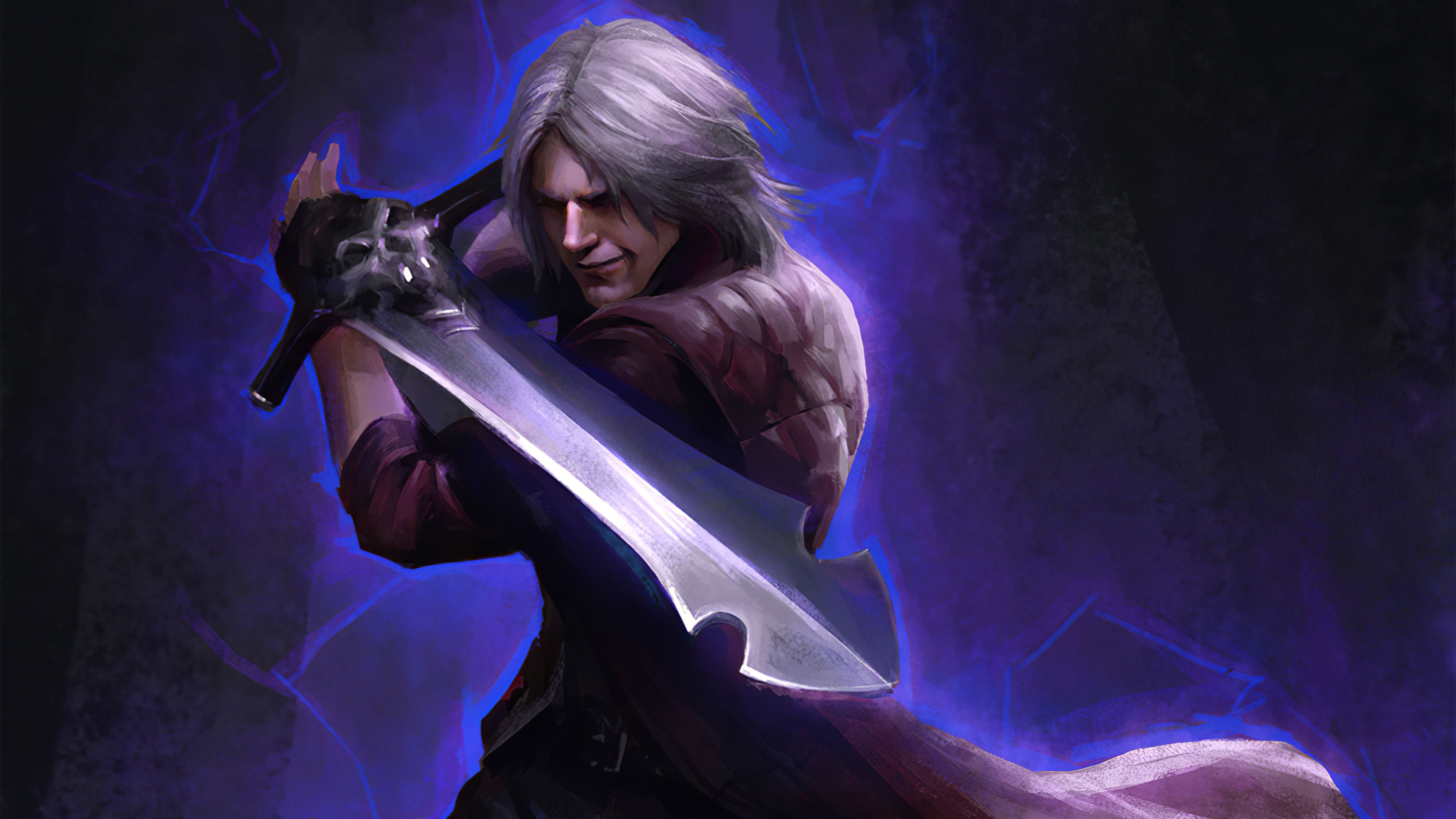 Dante Devil May Cry con spada, 3840x2160 4K, Desktop 4K