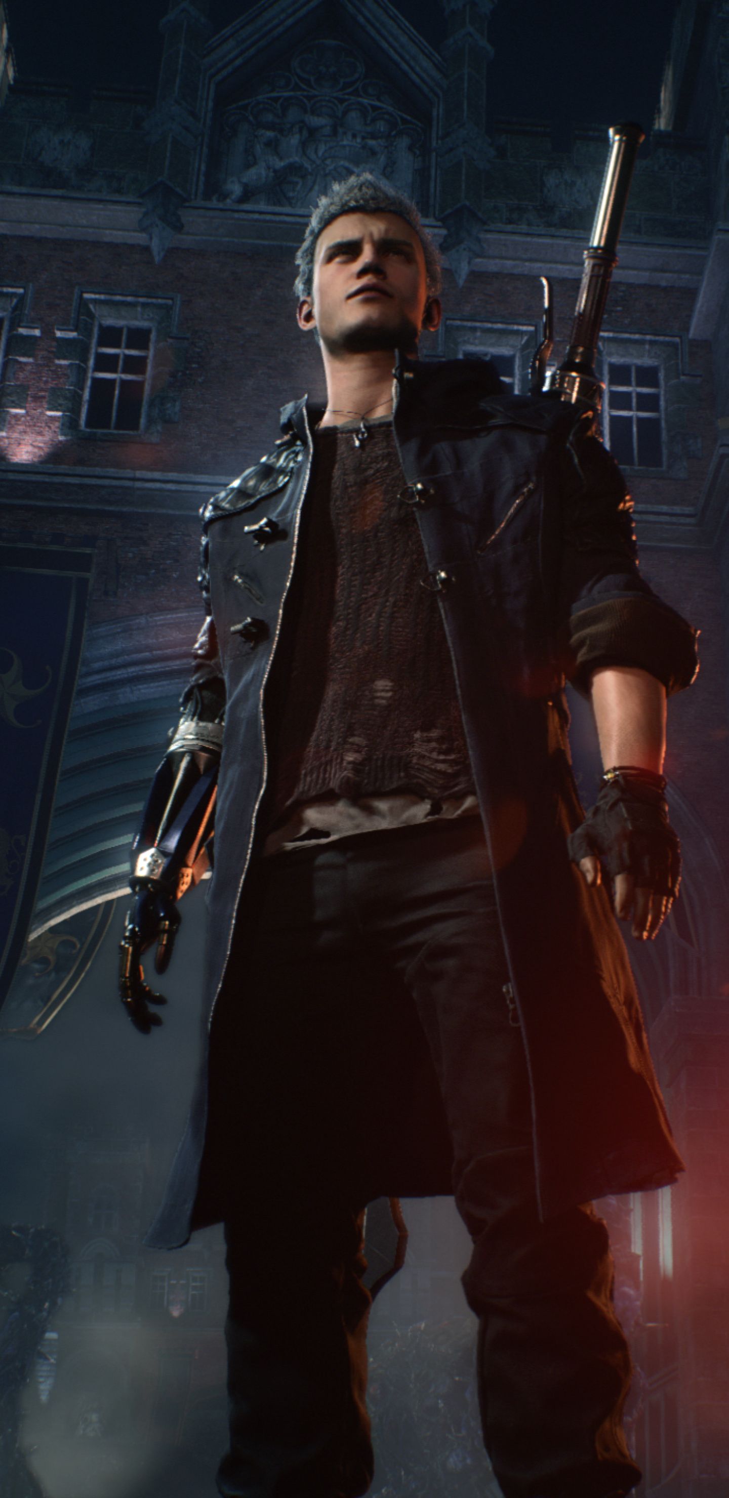 Devil May Cry personaggio nero, 1440x2960 Full HD Verticale, Smartphone