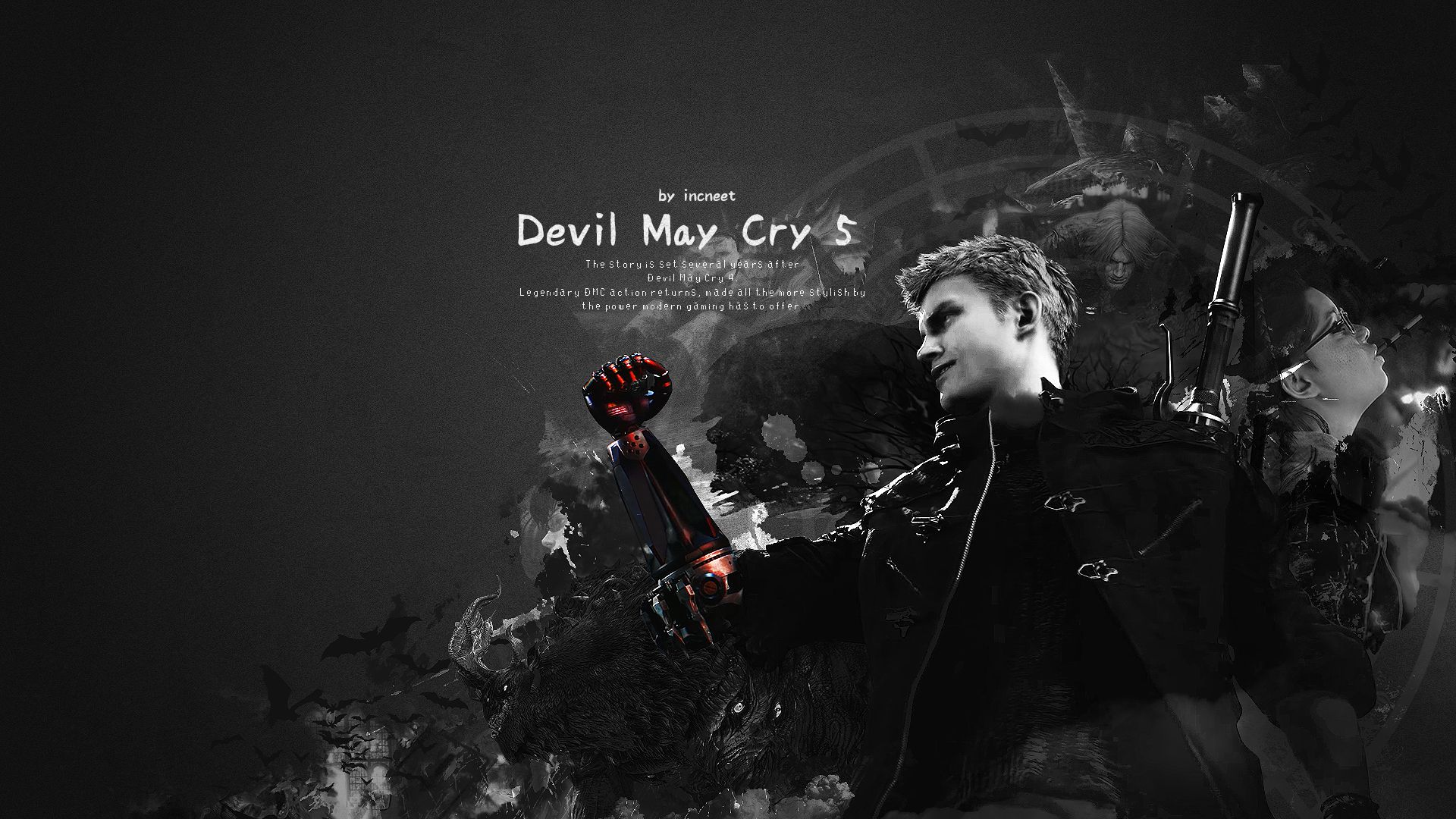Devil May Cry 5 logo personaggio, 1920x1080 1080p, Desktop