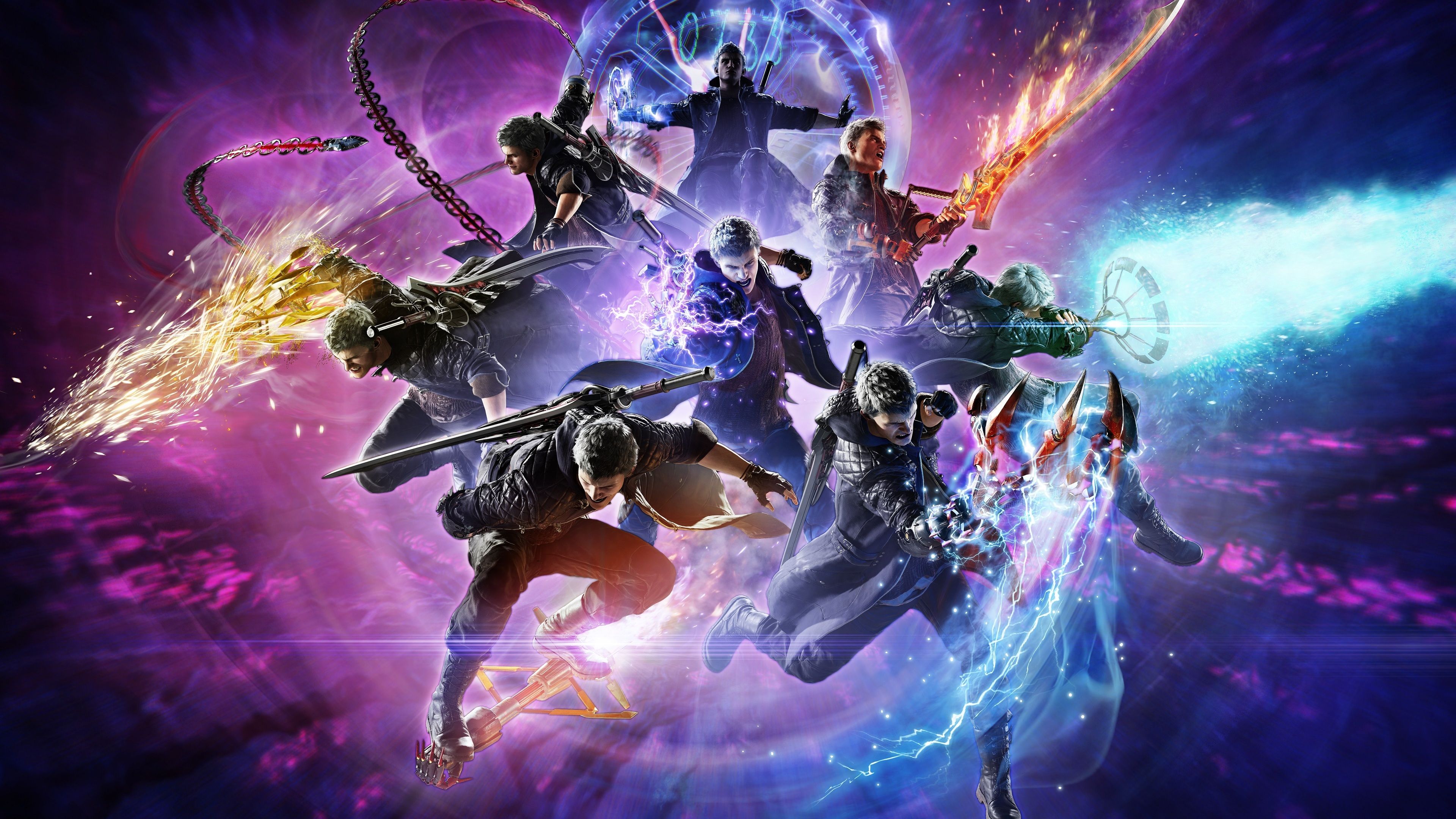 Personaggi Devil May Cry 5, 3840x2160 UHD, PC 4K