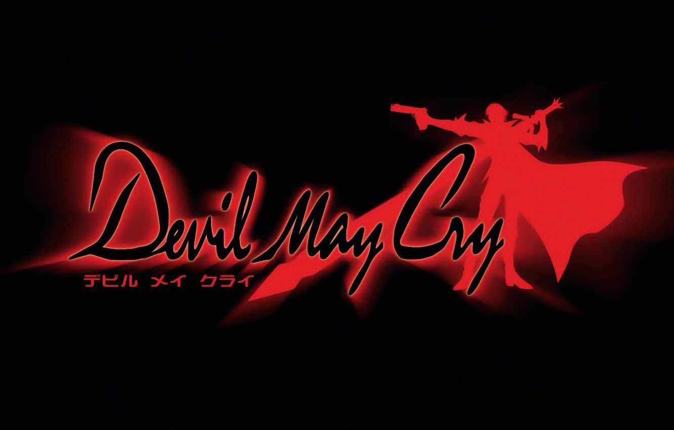 Logo Devil May Cry rosso, Capcom, 1332x850 720p, PC