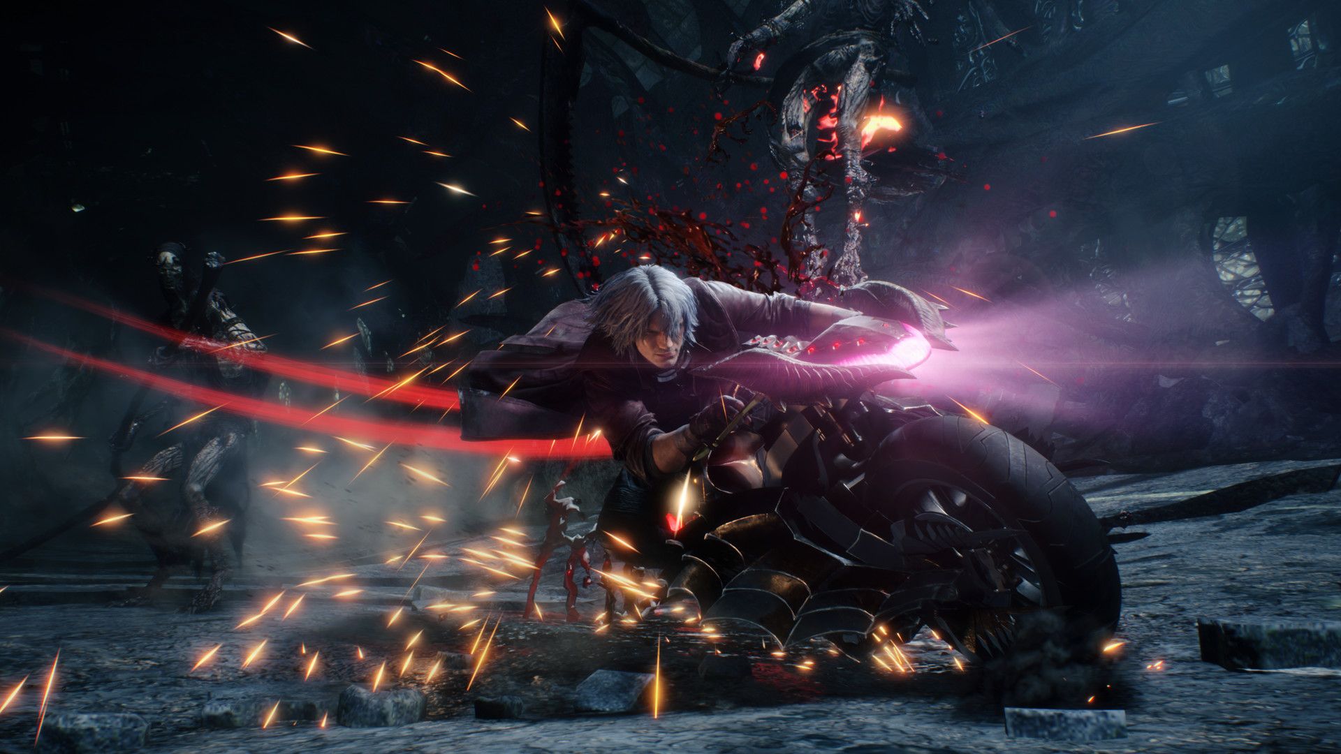 Devil May Cry combattimento scintille, 1920x1080 Full HD, Desktop