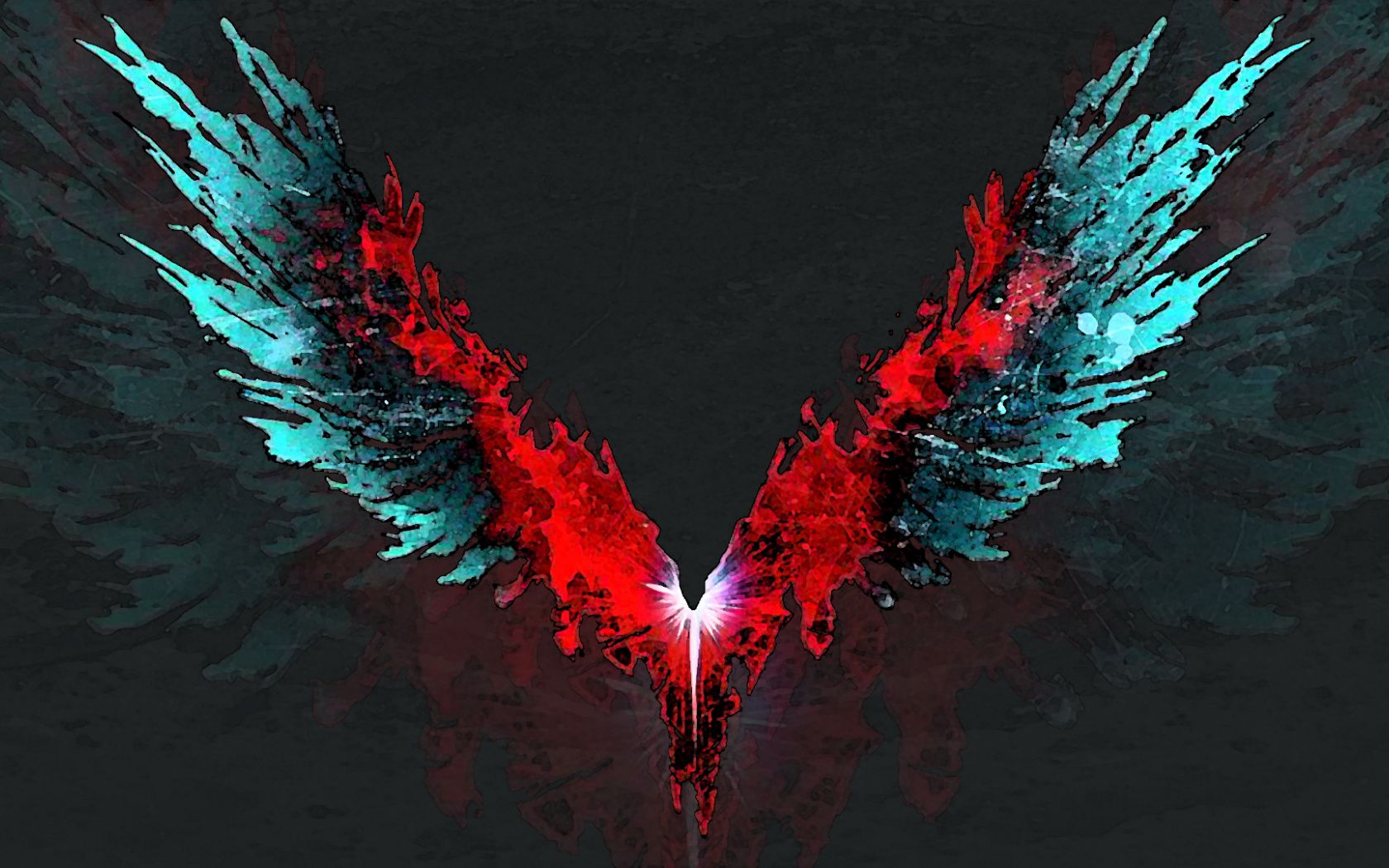 Ali rosse e blu Devil May Cry, 1680x1050 900p, HP Laptop