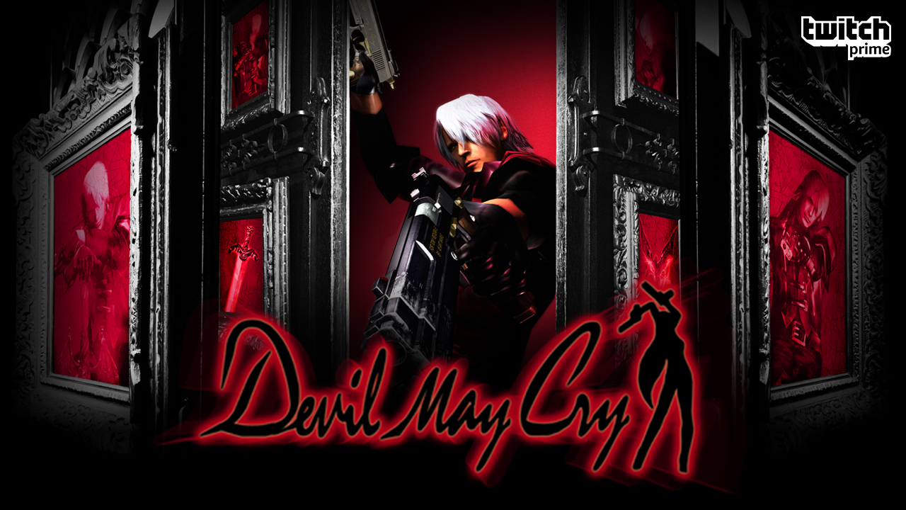 Logo Devil May Cry rosso, 1280x720 720p, Laptop