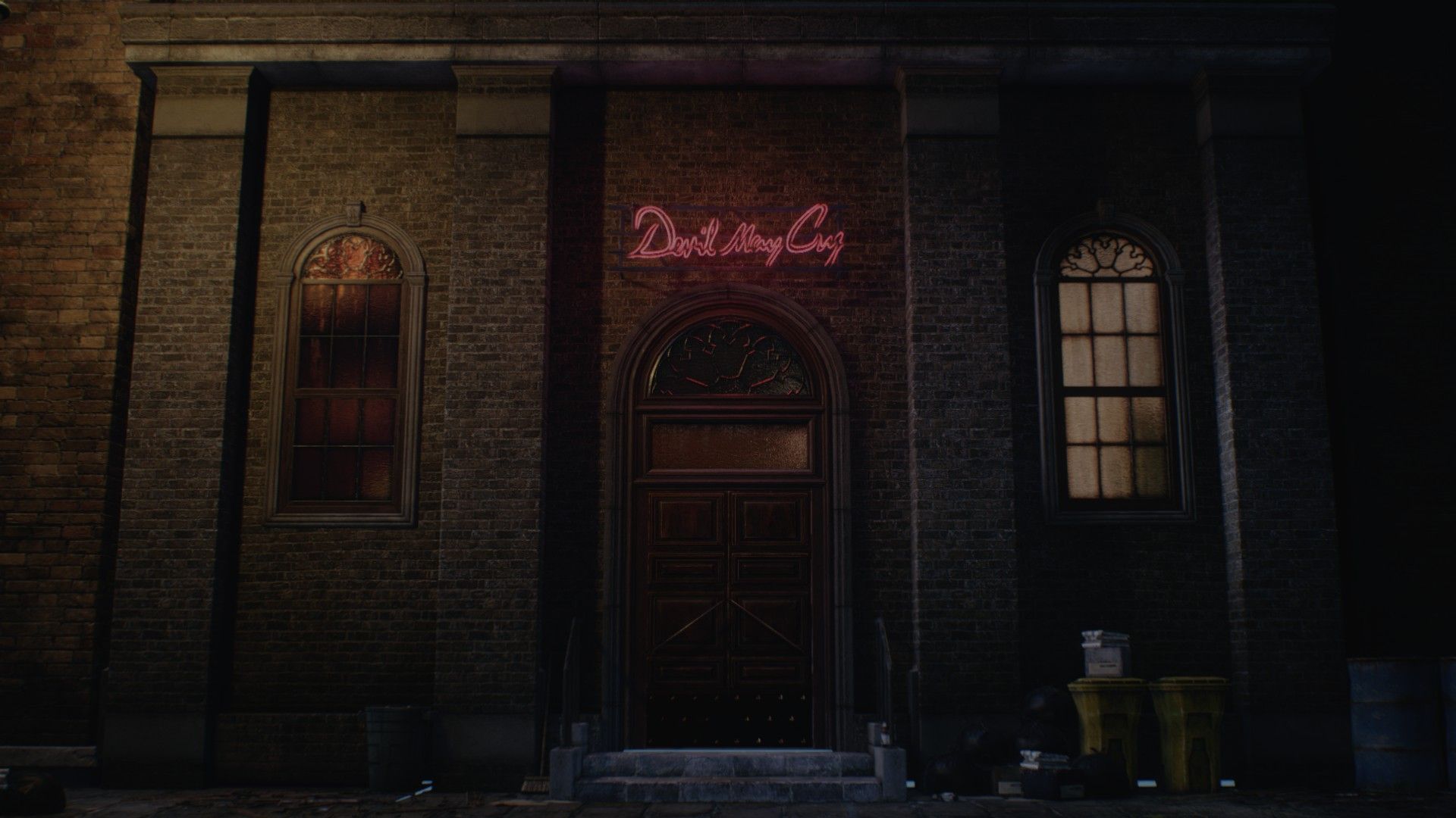 Negozio Devil May Cry, insegna neon, 1920x1080 Full HD 1080p, Desktop