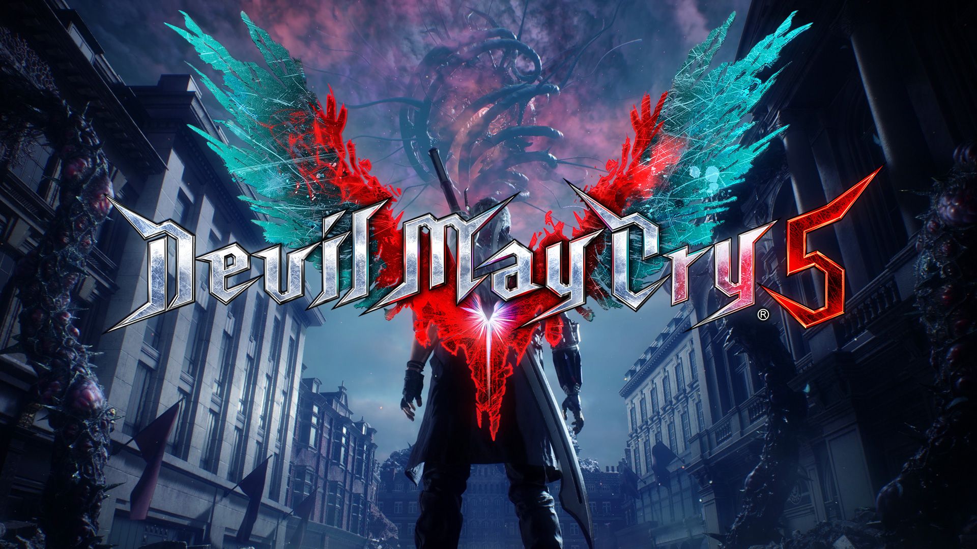 Logo Devil May Cry 5, 1920x1080 Full HD, Desktop