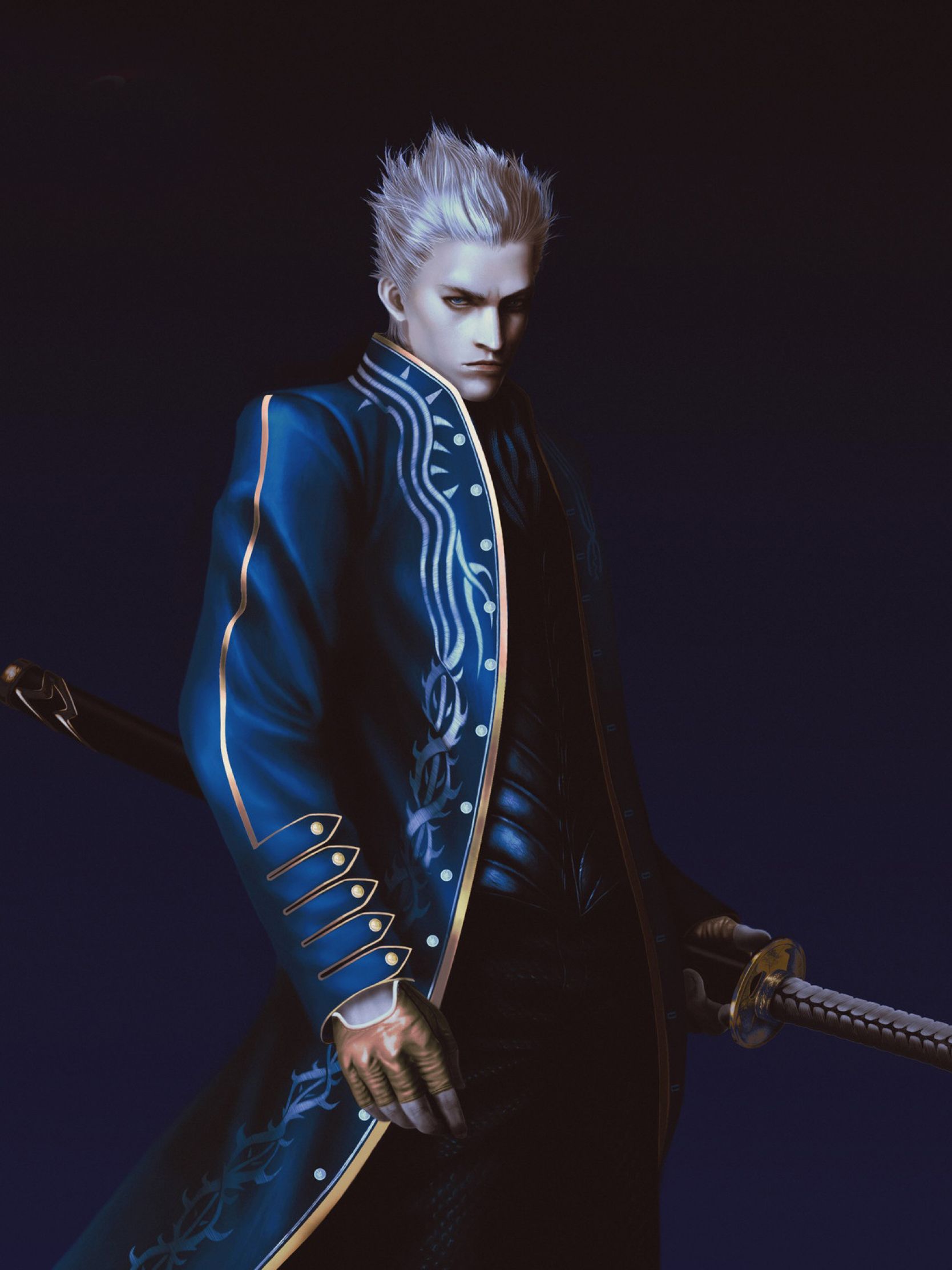 Vergil Devil May Cry, 1668x2224 Full HD Verticale, Smartphone