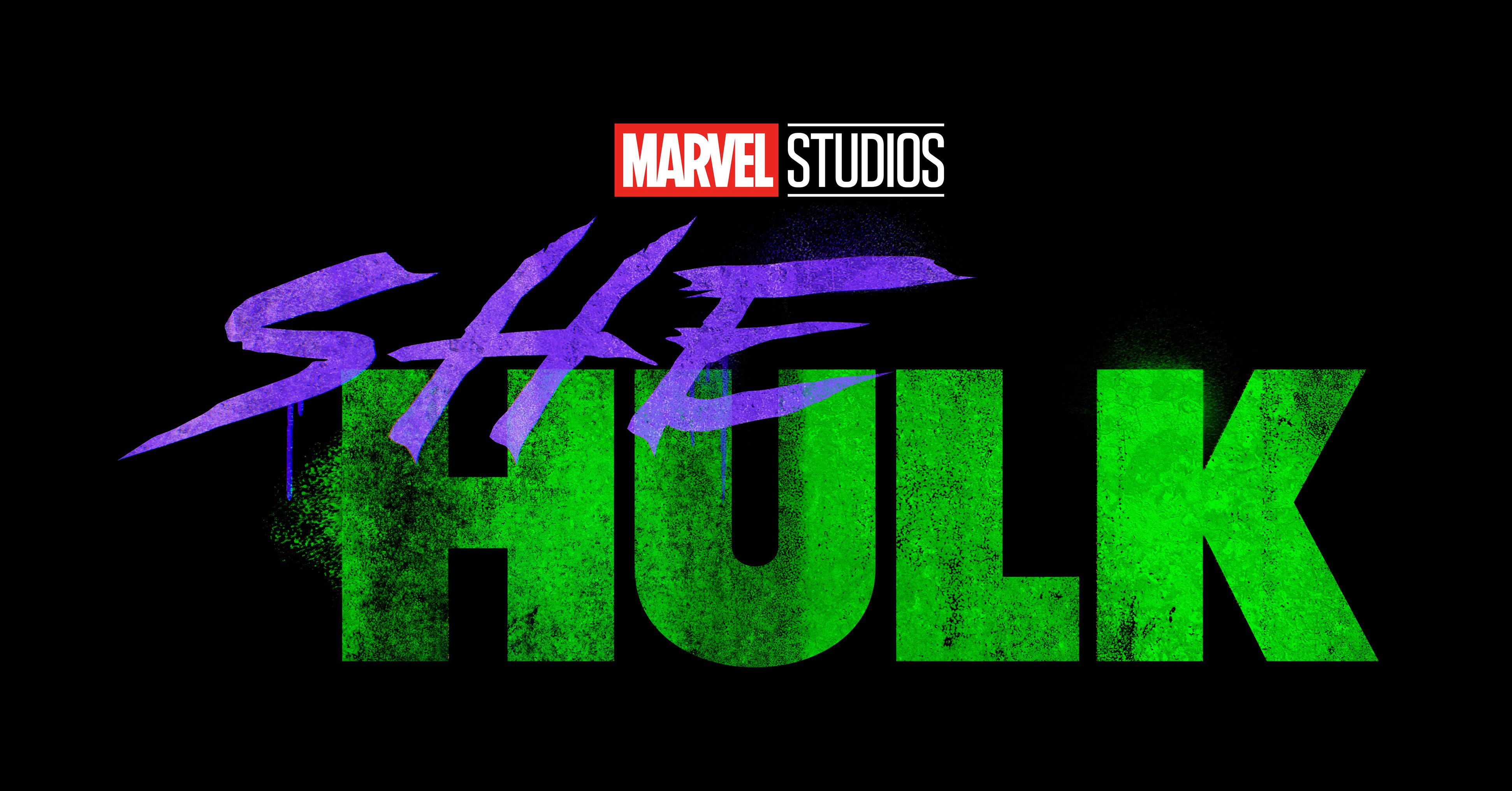 Logo She-Hulk Marvel Studios, supereroi, 3884x2032 4K Ultra HD, Monitor 4K