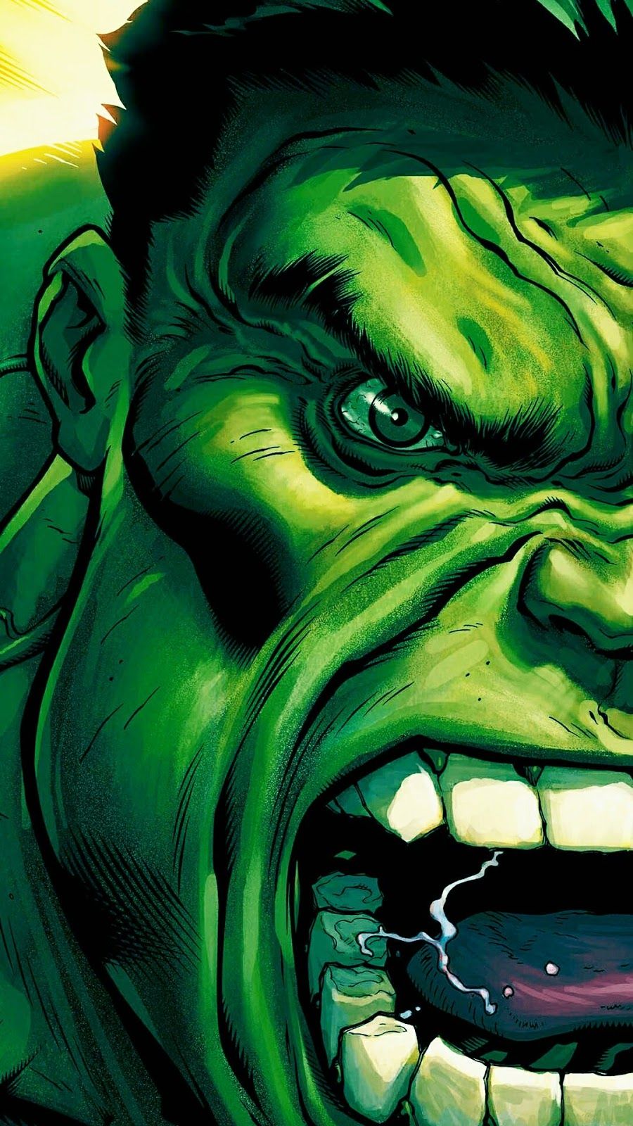 Volto arrabbiato di Hulk, 900x1600 Full HD Verticale, iPhone