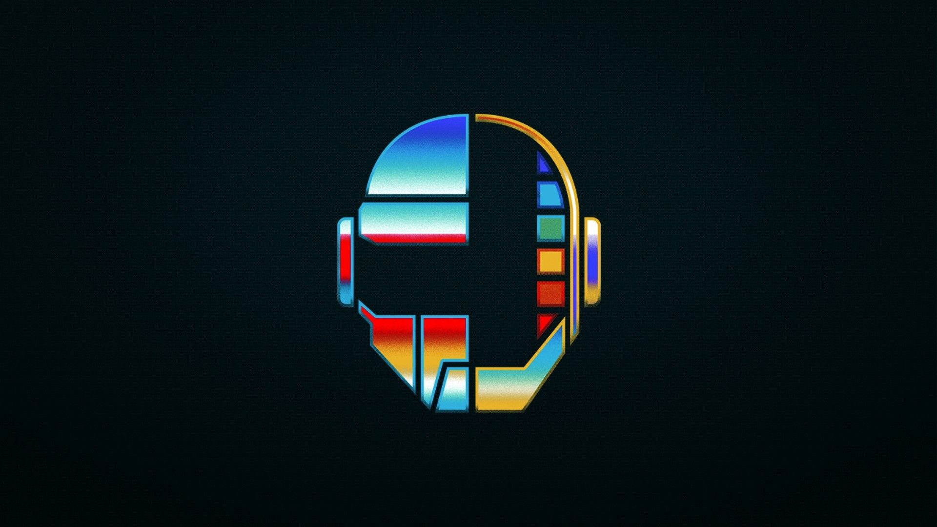 Logo casco robot Daft Punk, 1920x1080 1080p, Laptop