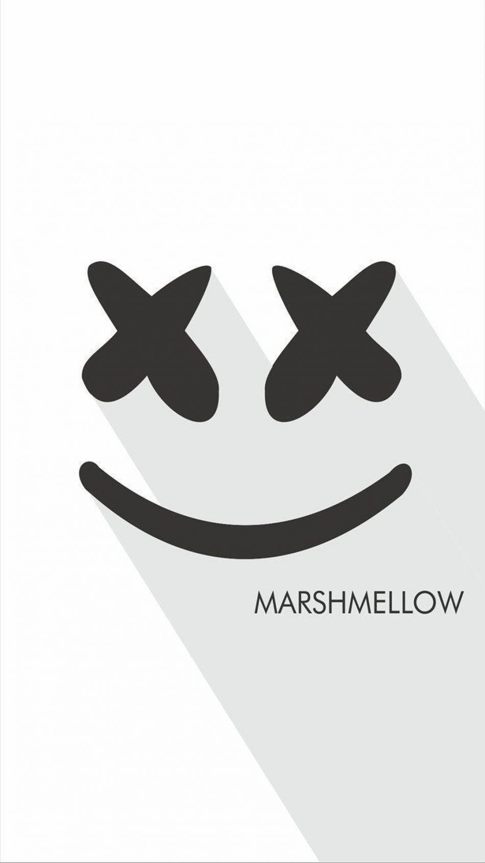 Logo DJ Marshmello faccina, 950x1689 Verticale, Telefono