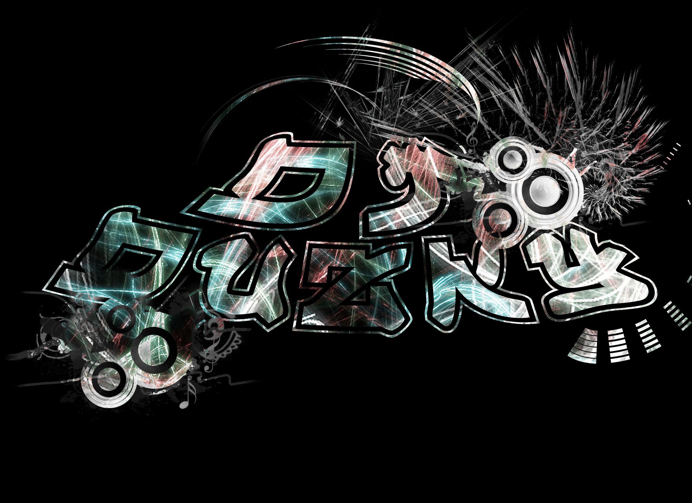 Logo DJ Purky graffiti, 2200x1600 2K, PC