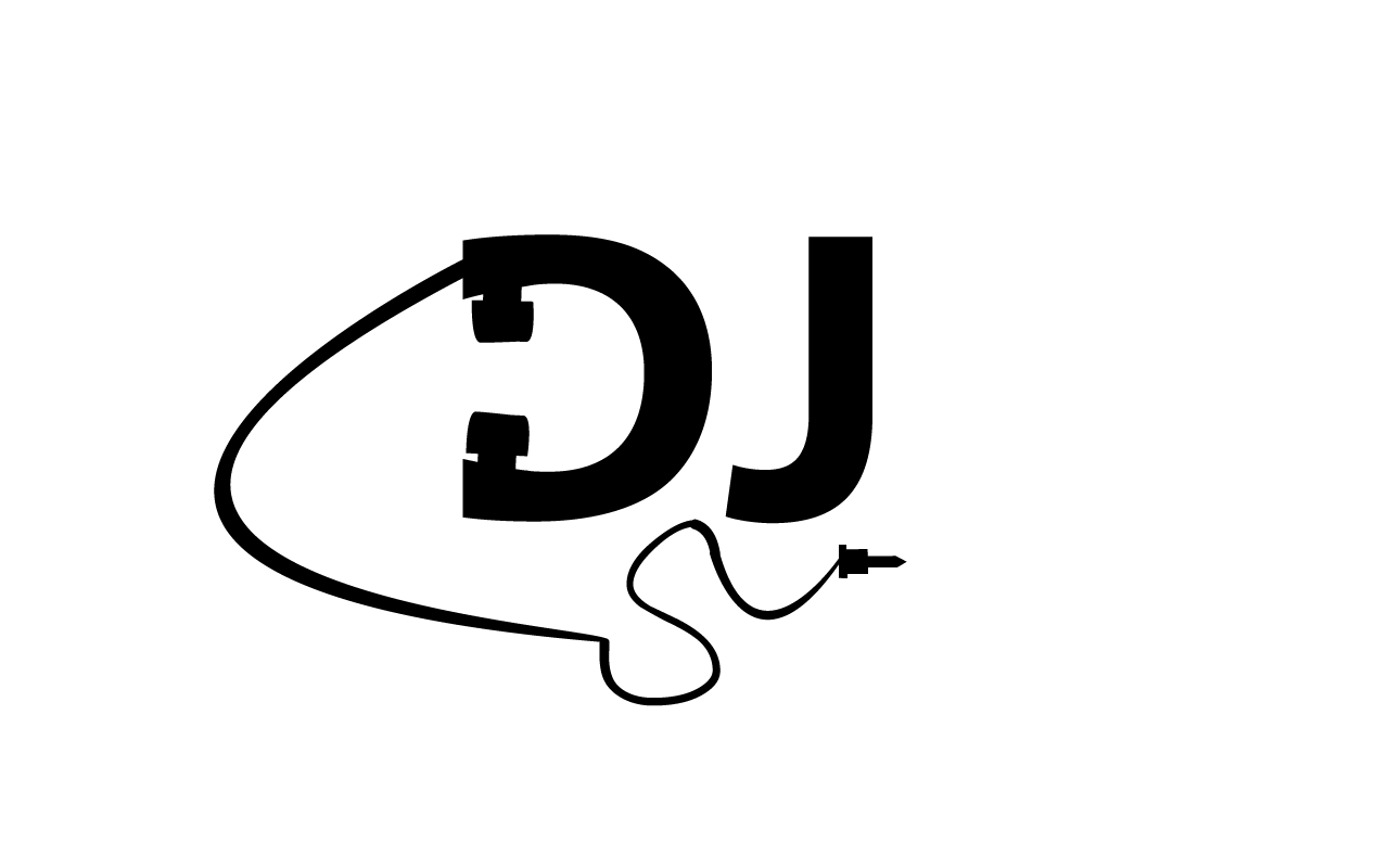 Logo DJ con cavo cuffie, 1280x800 720p, PC