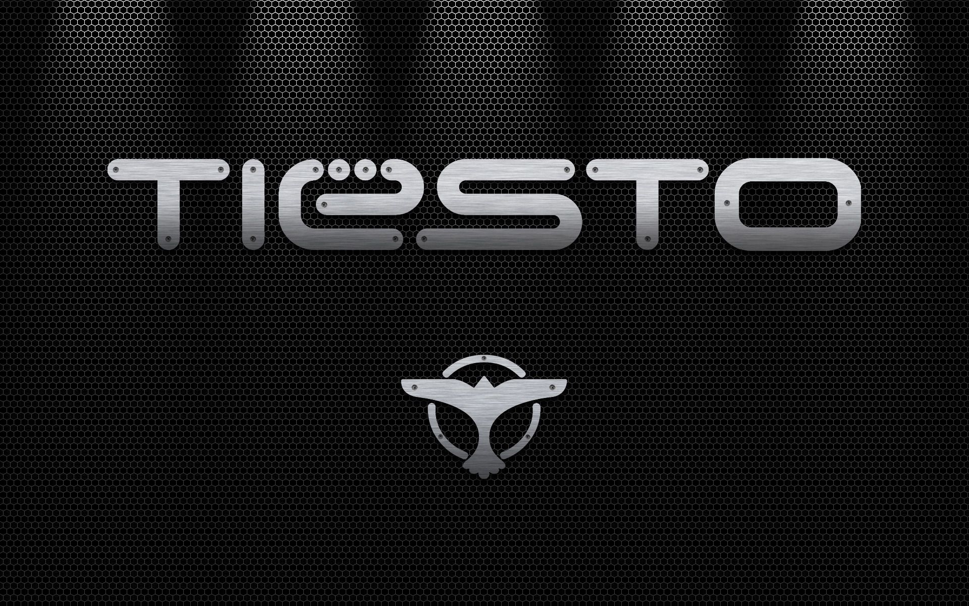Logo DJ Tiësto argento nero, 1920x1200 Full HD+ WUXGA, PC Desktop