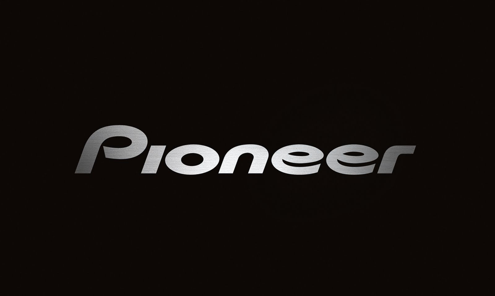 Logo Pioneer su nero, 1600x958 HD Ready, Laptop