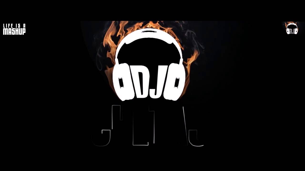 Logo DJ cuffie fiamme nero, 1280x720 720p, Laptop