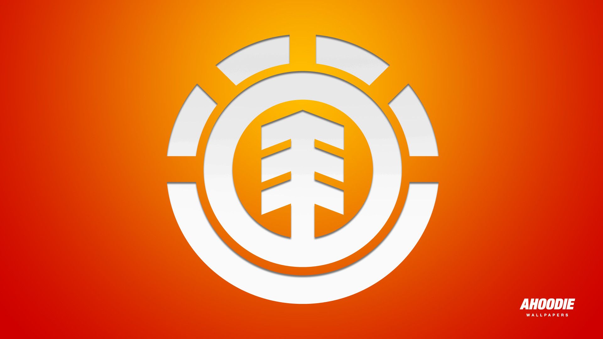 Logo Element Skateboards arancione, 1920x1080 1080p, Laptop
