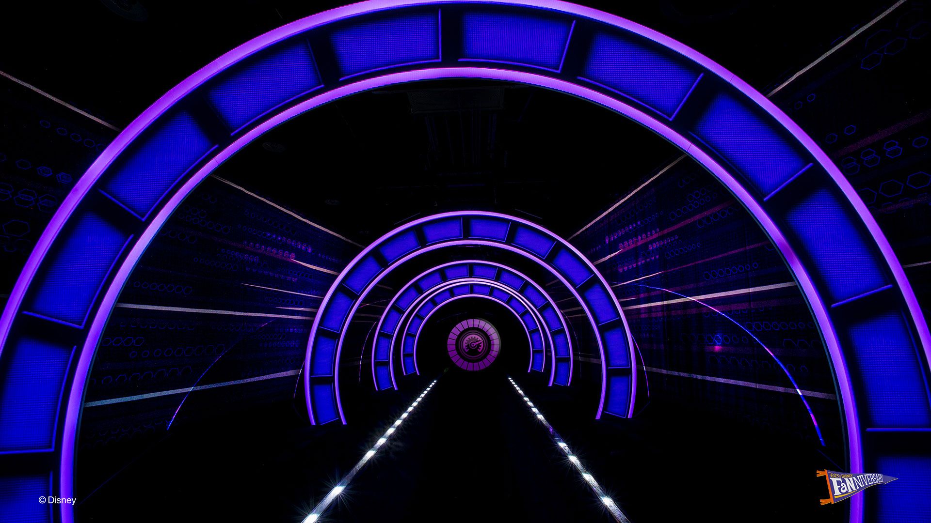 Tunnel Spaceship Earth Epcot, 1920x1080 Full HD 1080p, PC Desktop