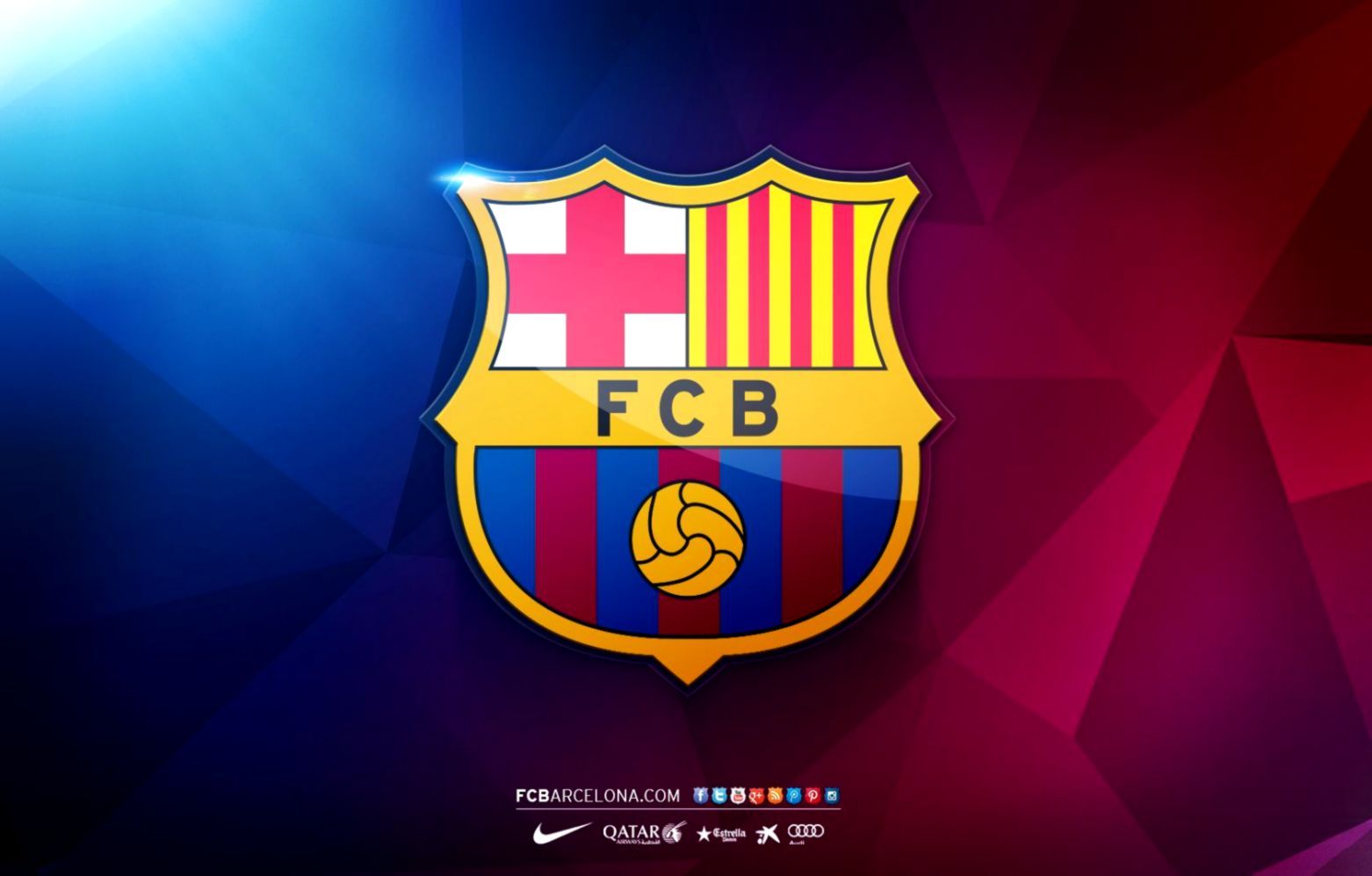 Logo FC Barcelona stemma, blaugrana, 1562x997 720p, PC
