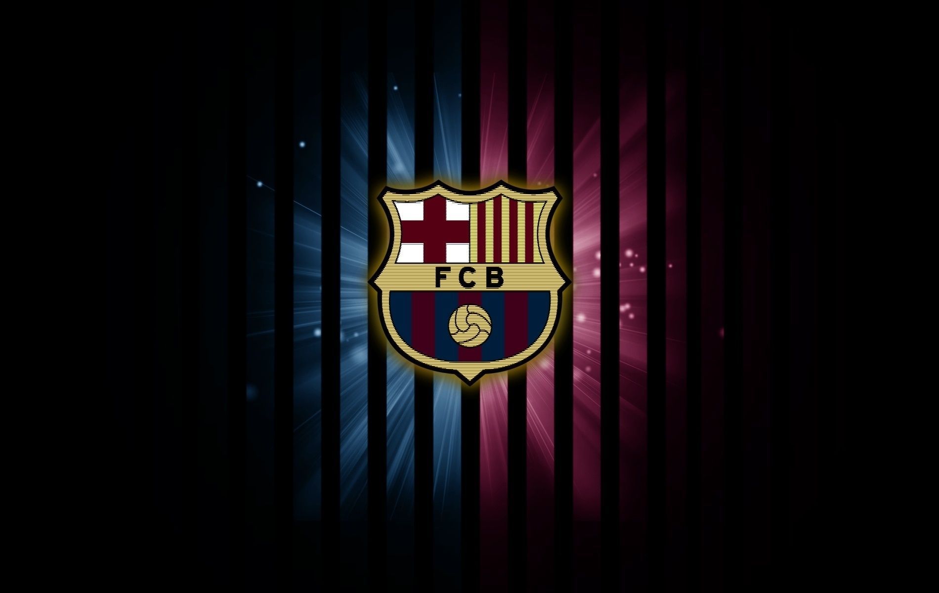 Logo FC Barcelona su strisce, 1900x1200 900p, PC Desktop