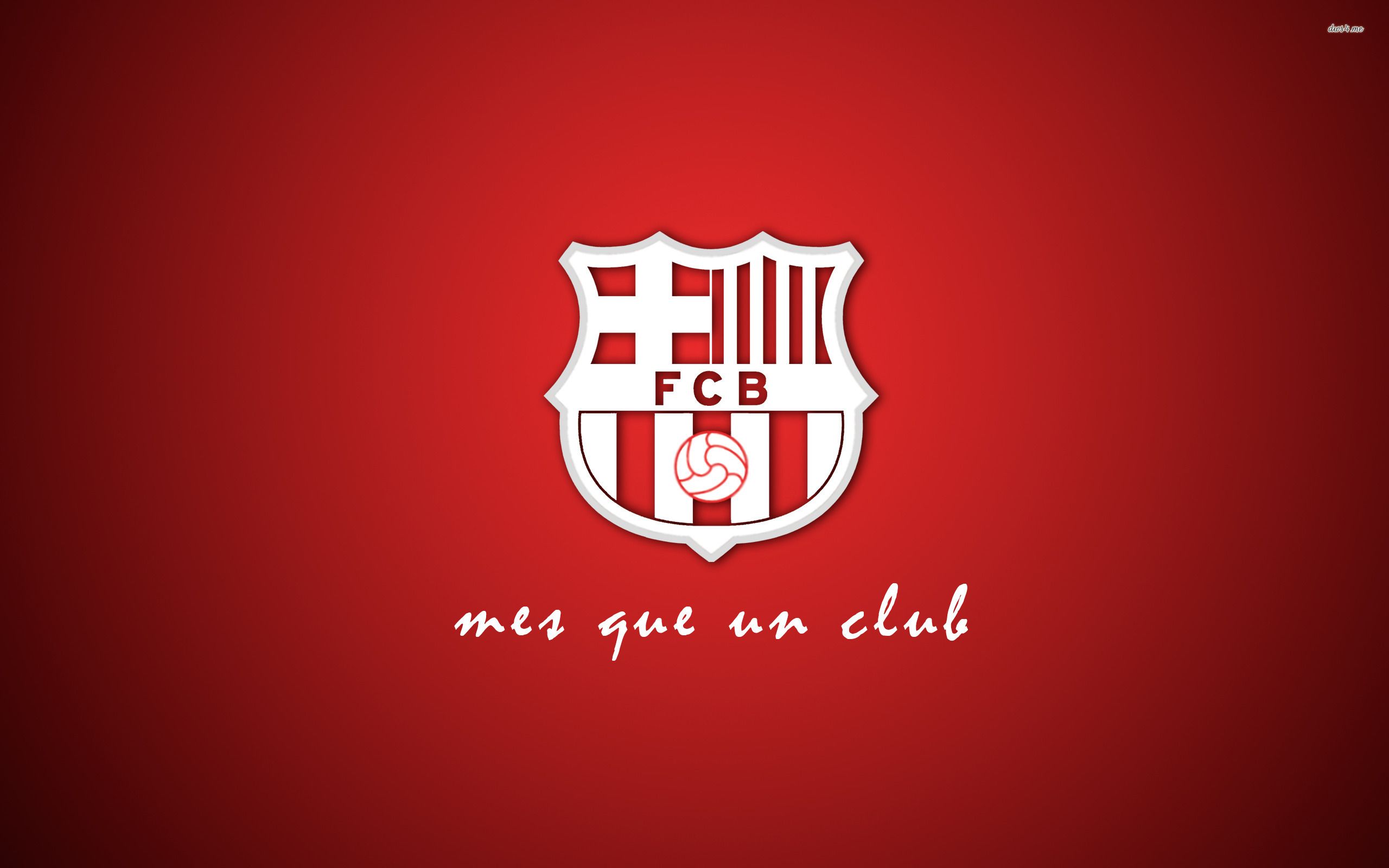 Logo FC Barcelona sfondo rosso, 2560x1600 2K+, PC