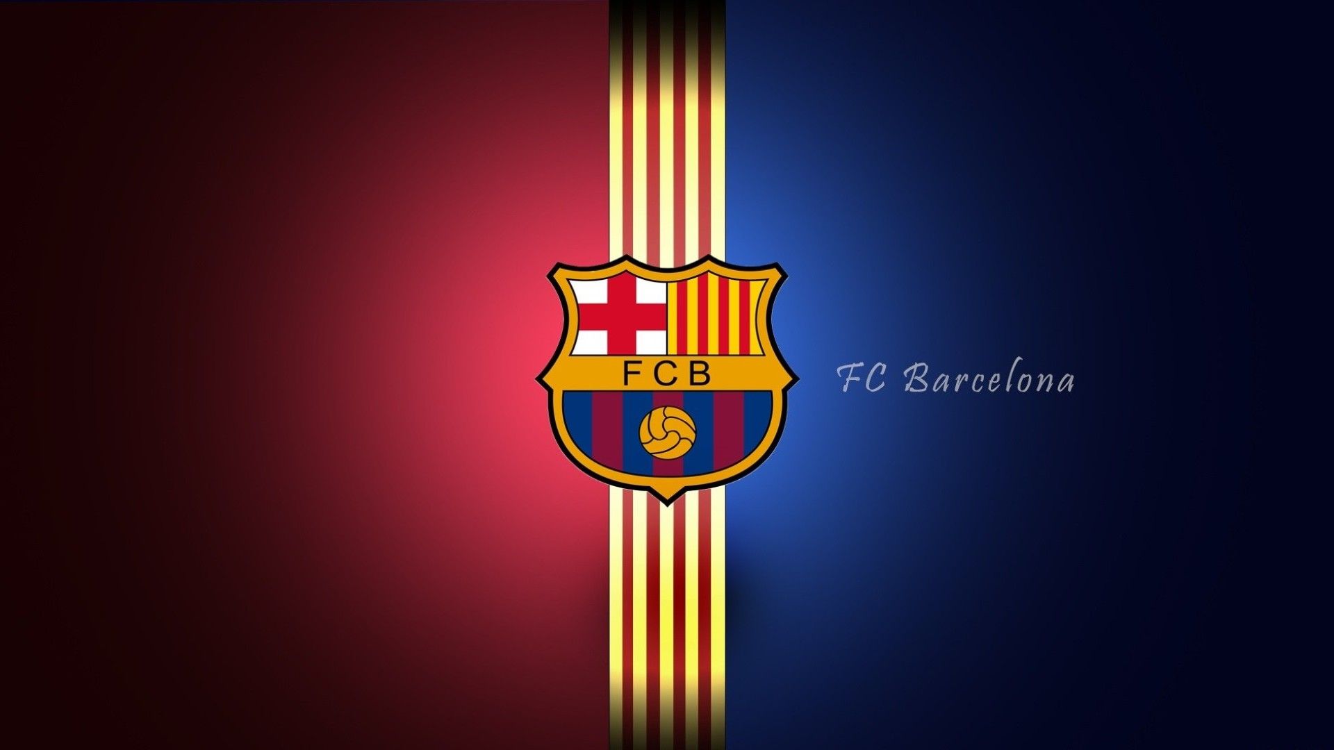 Logo FC Barcelona su strisce, 1920x1080 Full HD 1080p, Desktop