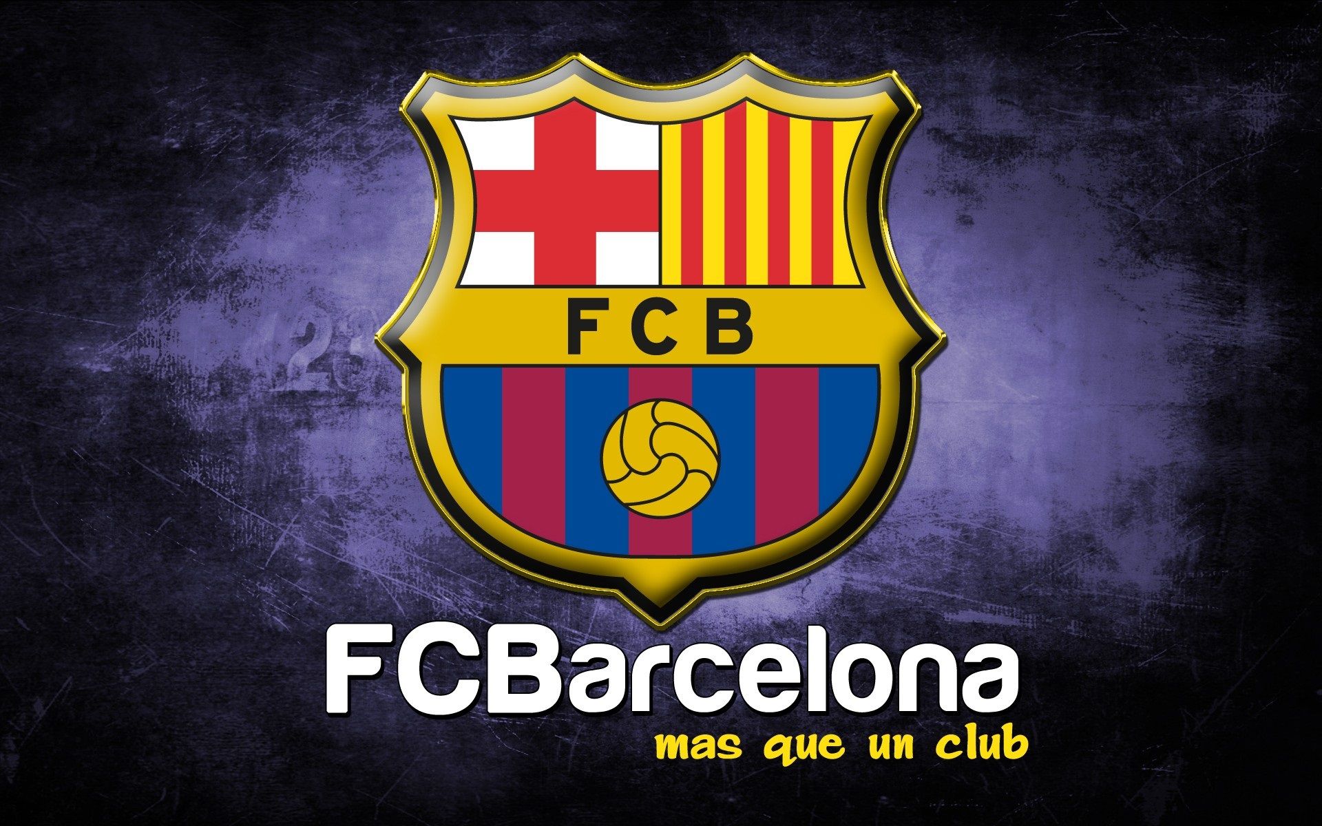 Logo FC Barcelona su viola, 1920x1200 Full HD+, Laptop