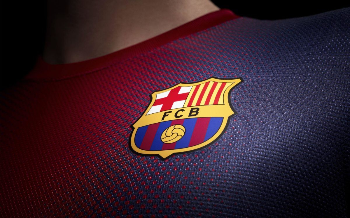Logo FC Barcelona su maglia, 1200x750 HD, Notebook Gaming