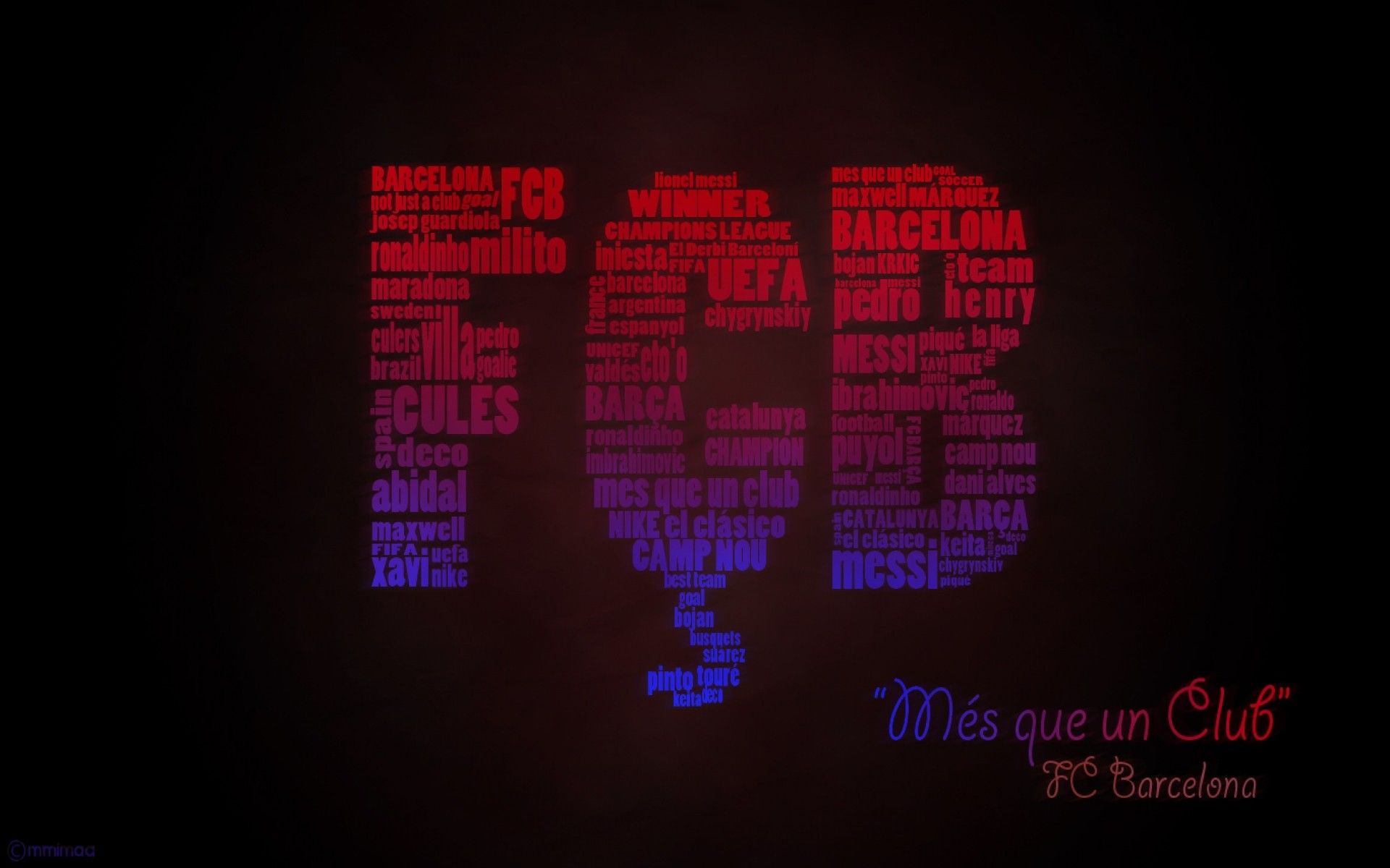 Logo FCB testo colorato, 1920x1200 Full HD+ WUXGA, Laptop