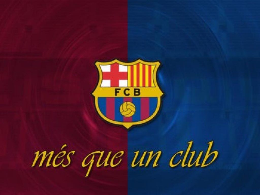 Logo FC Barcelona rosso e blu, blaugrana, 1024x768 HD, Laptop