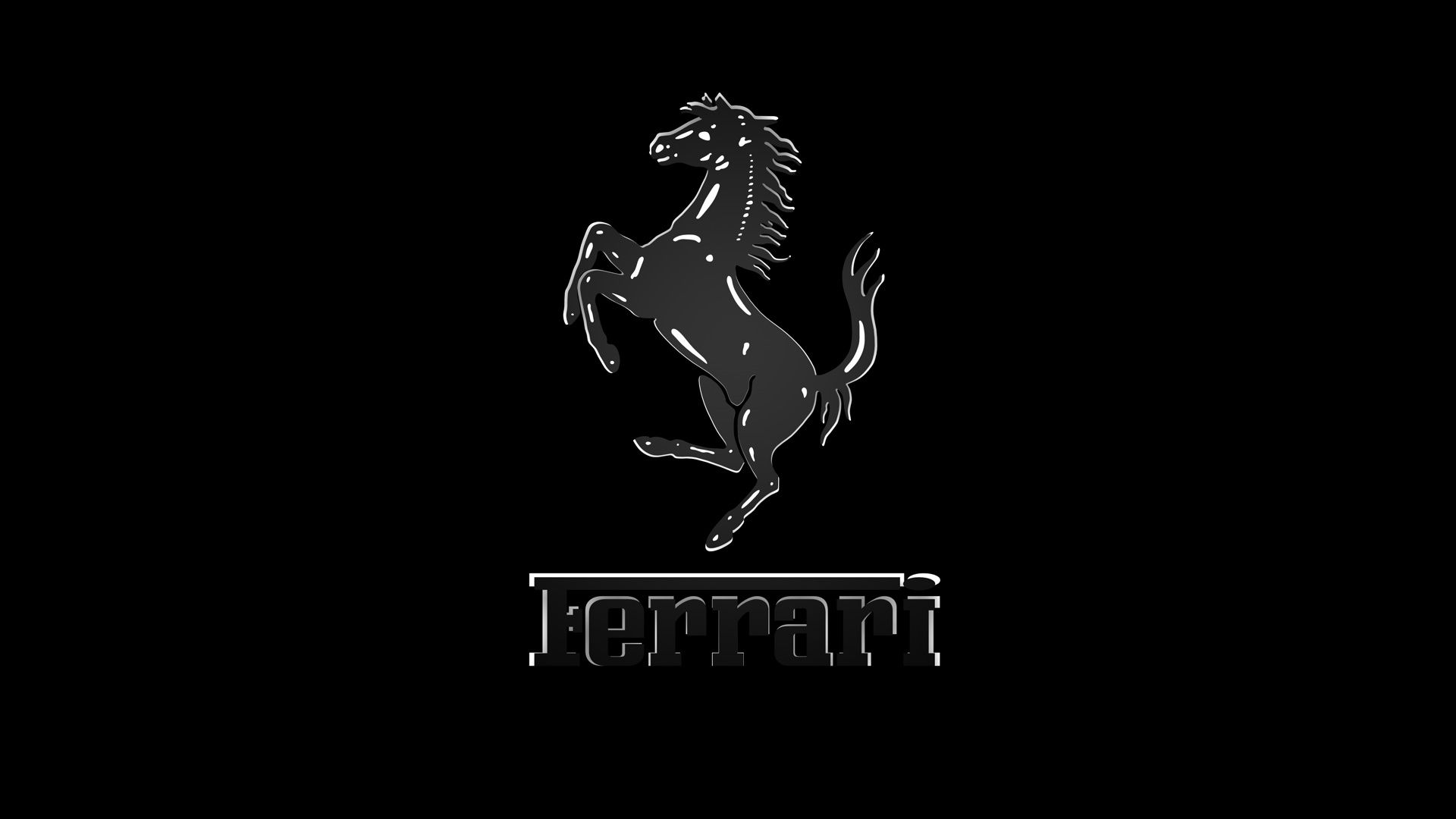 Logo Ferrari su mela Apple, azienda tech, 1024x768 HD, Desktop