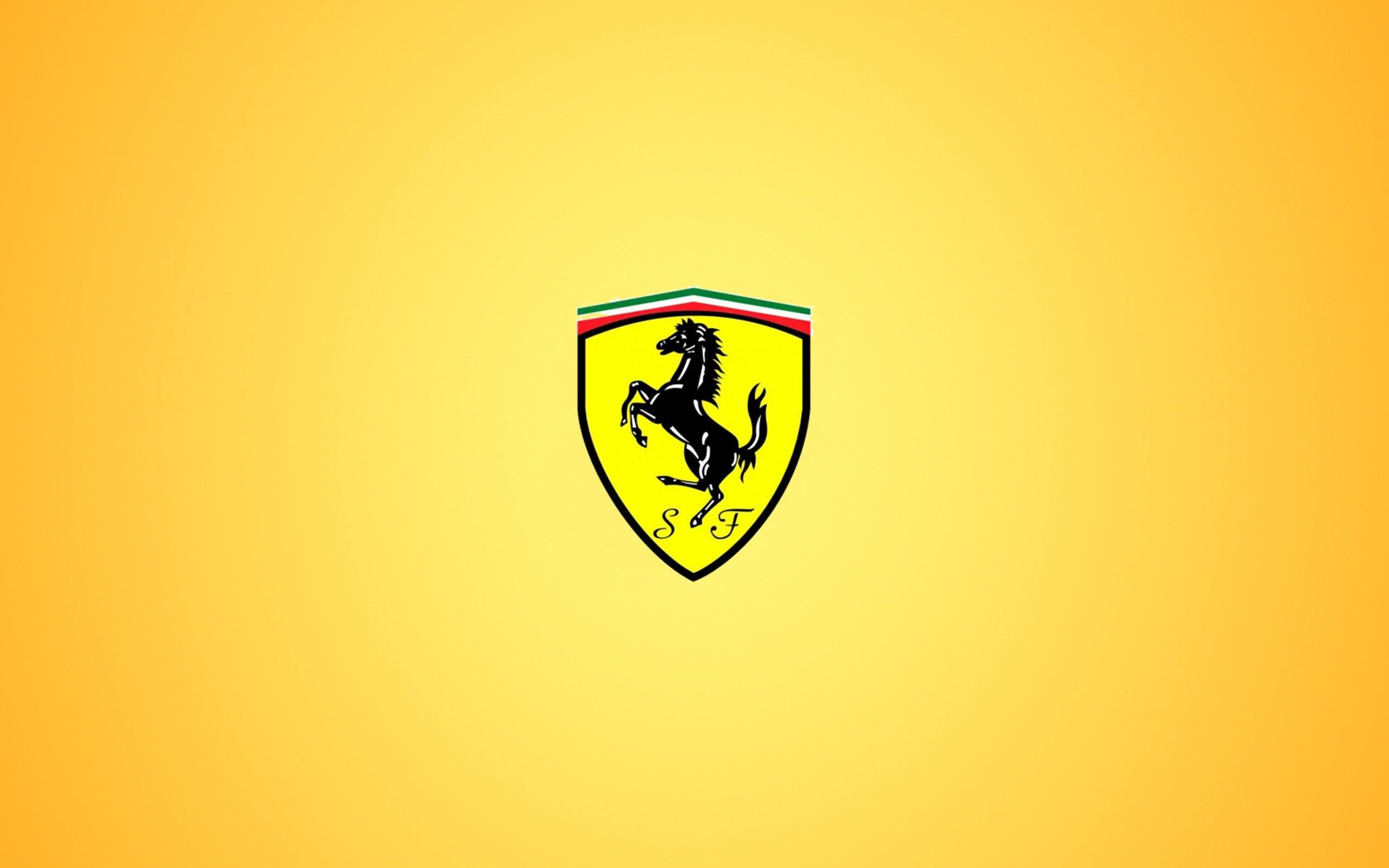 Logo Ferrari cavallino nero, 1920x1080 Full HD, Laptop