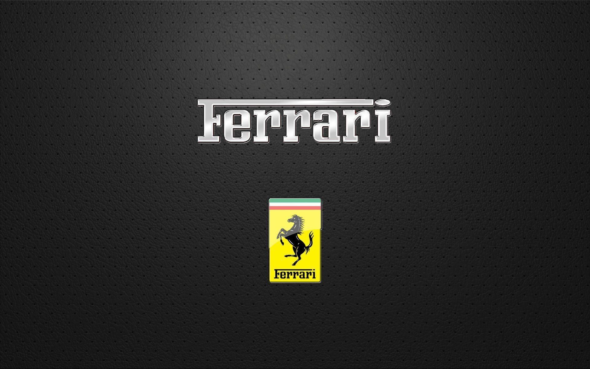 Logo Ferrari scudetto nero, 1600x2844 Verticale, Mobile