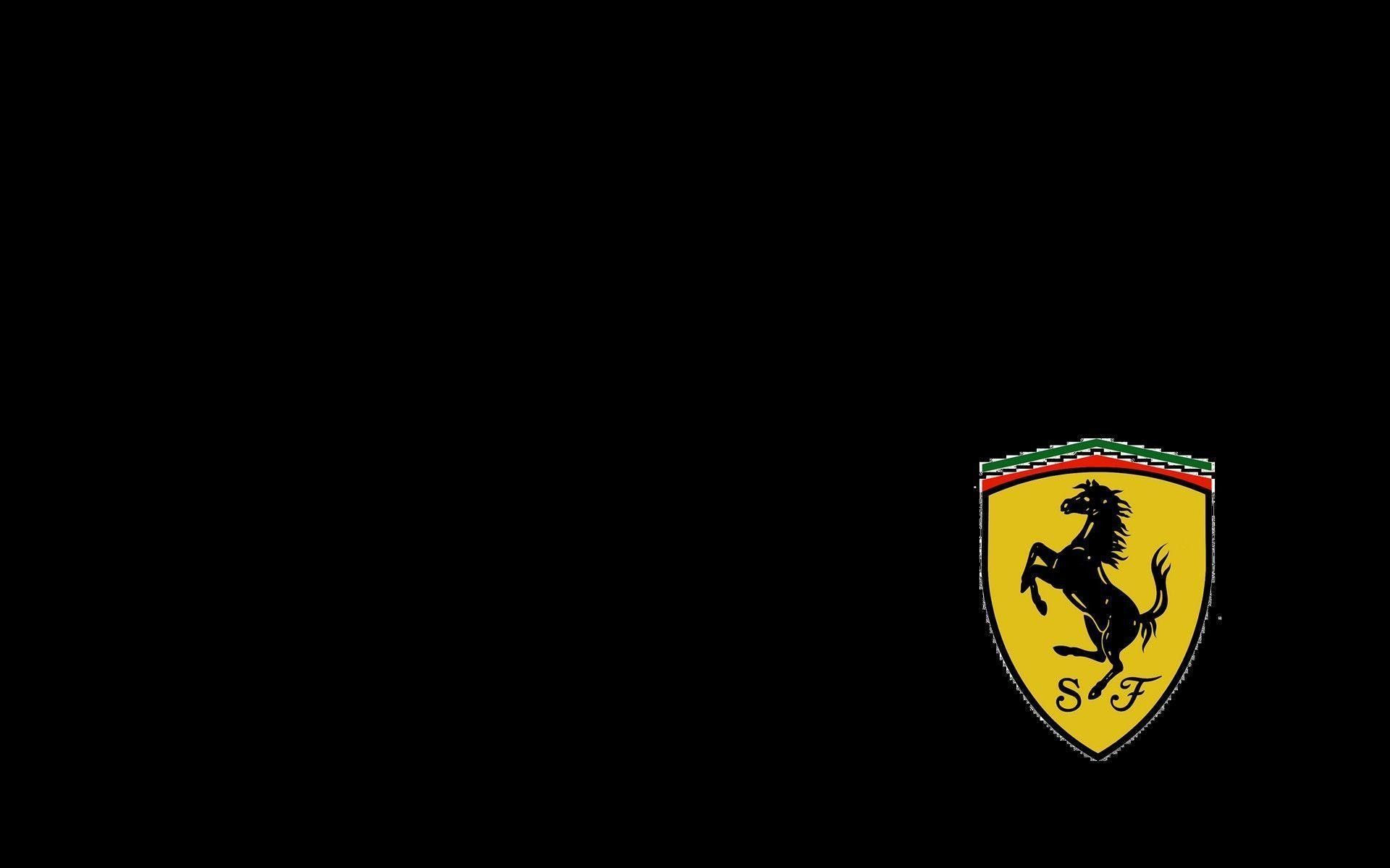 Logo Ferrari cavallino argento metallizzato, 1280x800 720p, MacBook Air