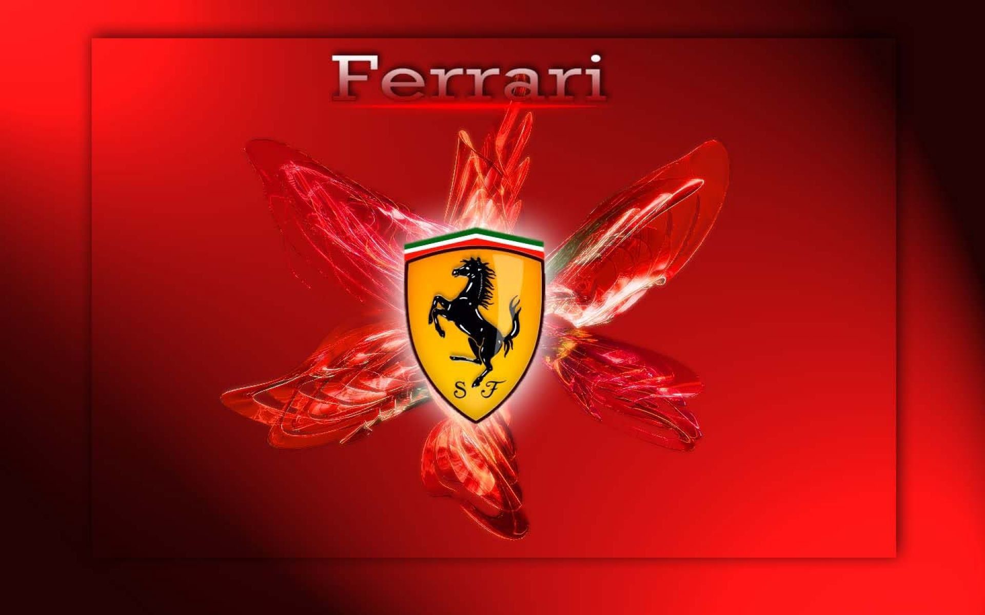 Logo Ferrari cavallino giallo, 1024x768 HD, Desktop