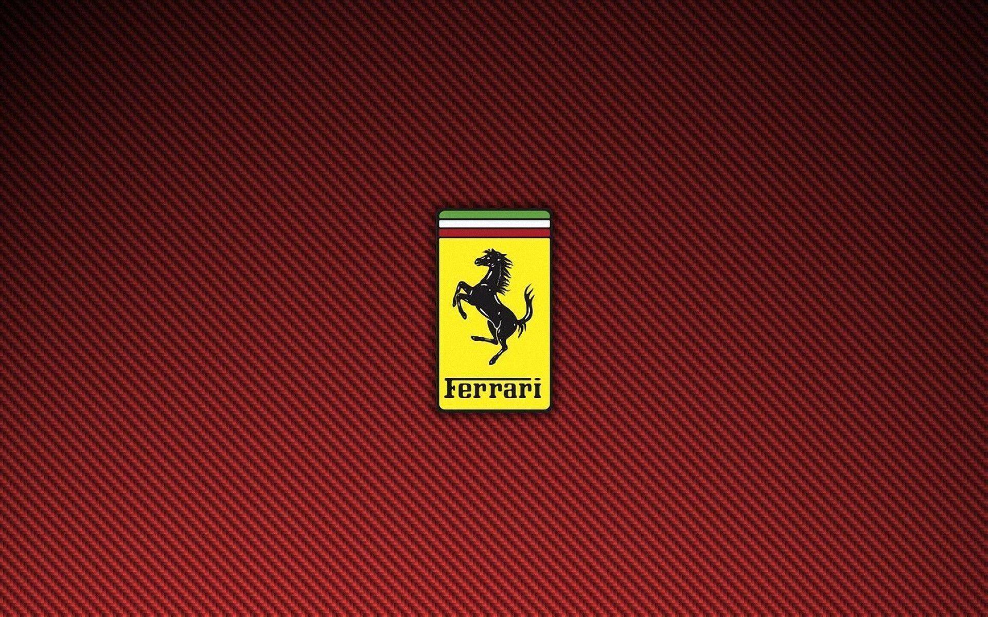 Logo Ferrari su sfondo rosso, Maranello, 1920x1200 Full HD+ WUXGA, PC