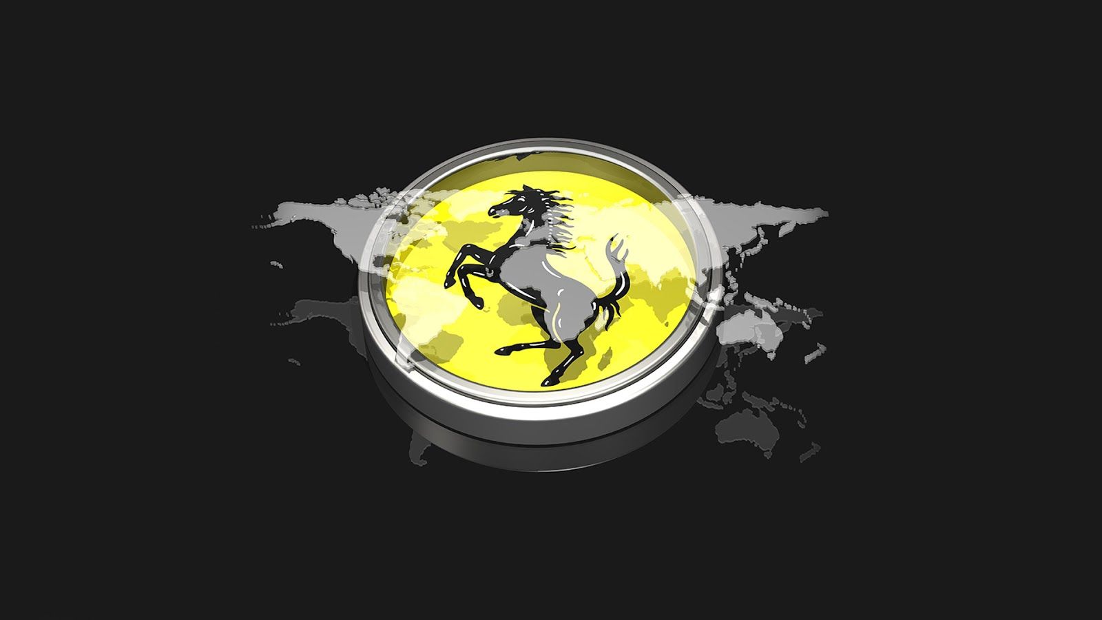 Logo Ferrari cavallino su rosso, 1024x768 HD, Desktop