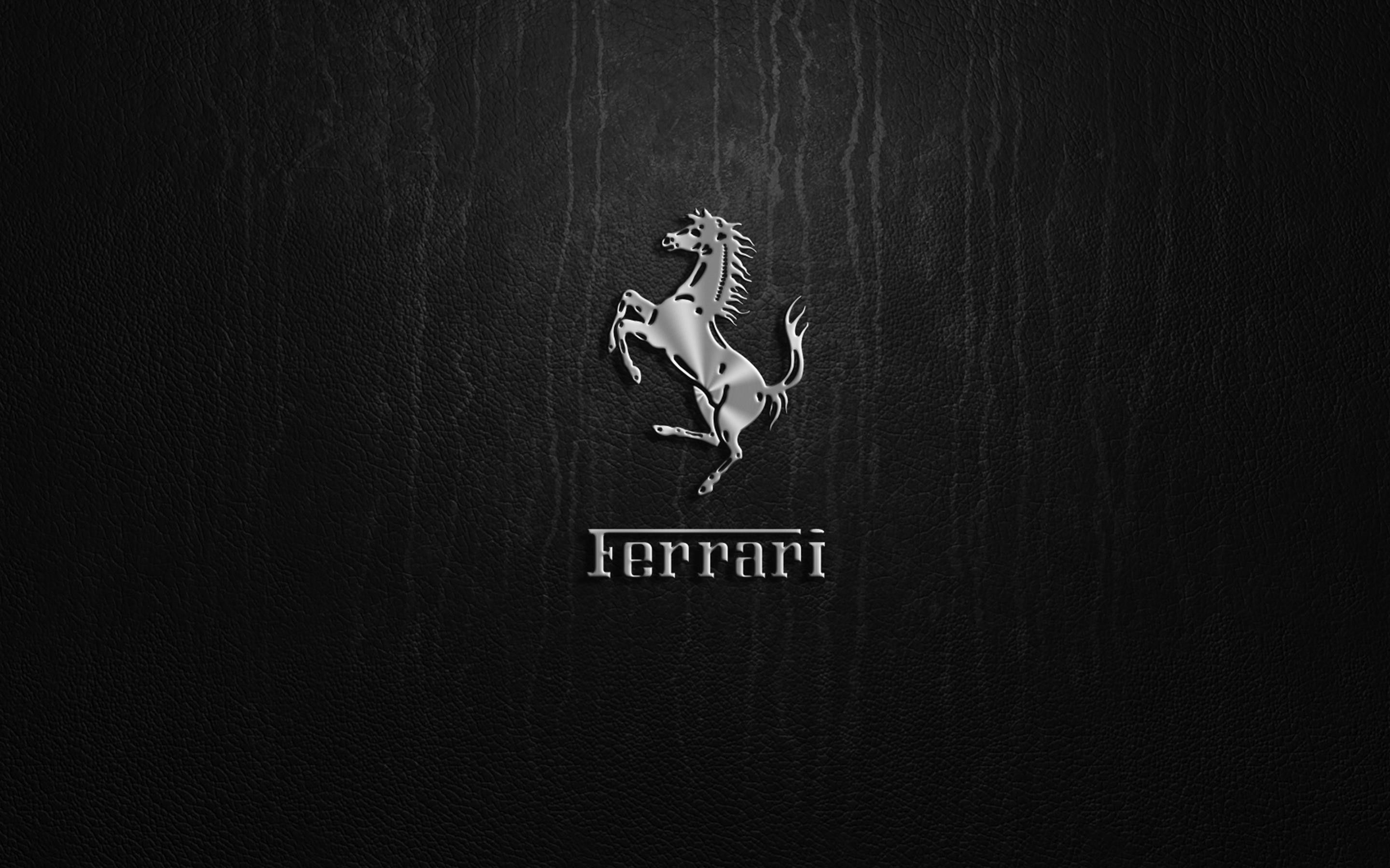 Logo Ferrari cavallino su grigio, 1920x1440 Full HD+ WUXGA, Desktop