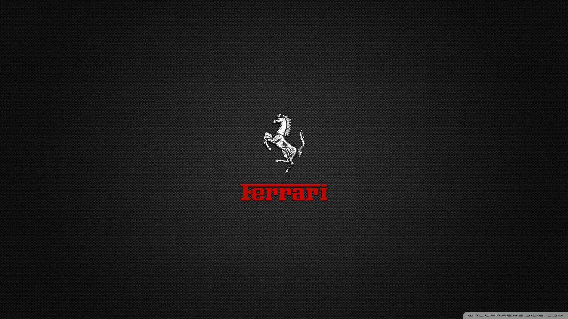 Logo Ferrari sfondo rosso, 1920x1200 WUXGA, Desktop