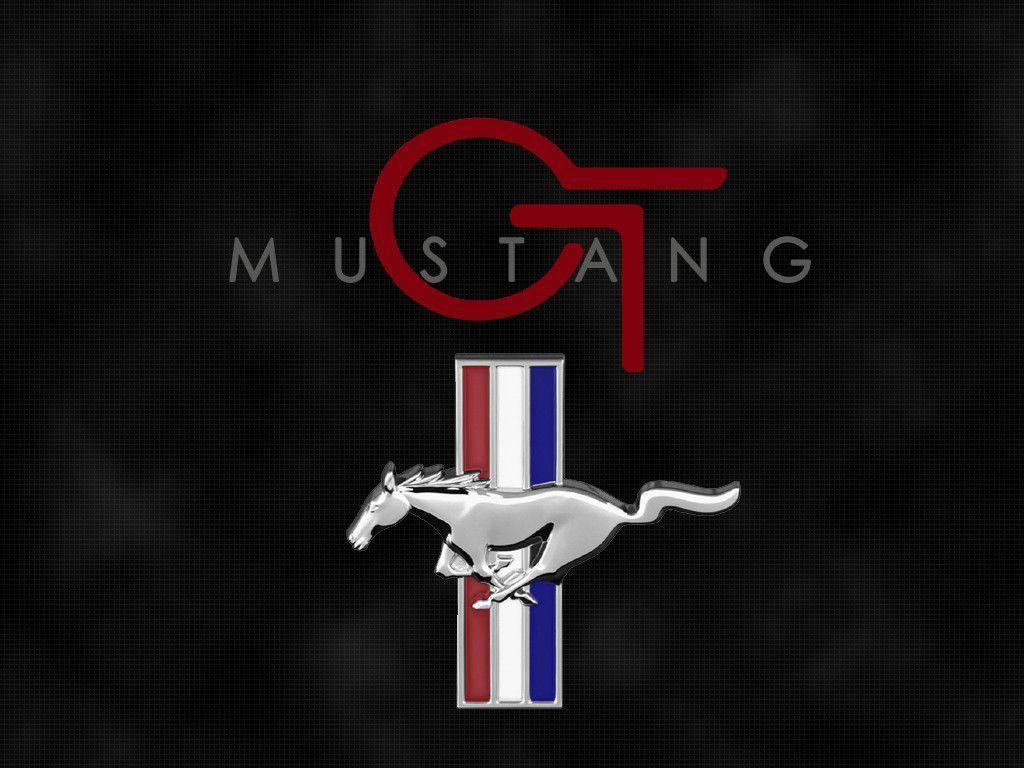 Logo Ford Mustang GT, 1024x768 HD, Desktop