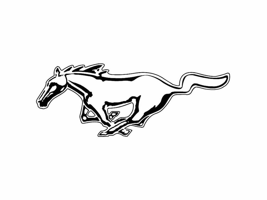 Logo Ford Mustang cavallo, 1024x768 HD, PC Desktop