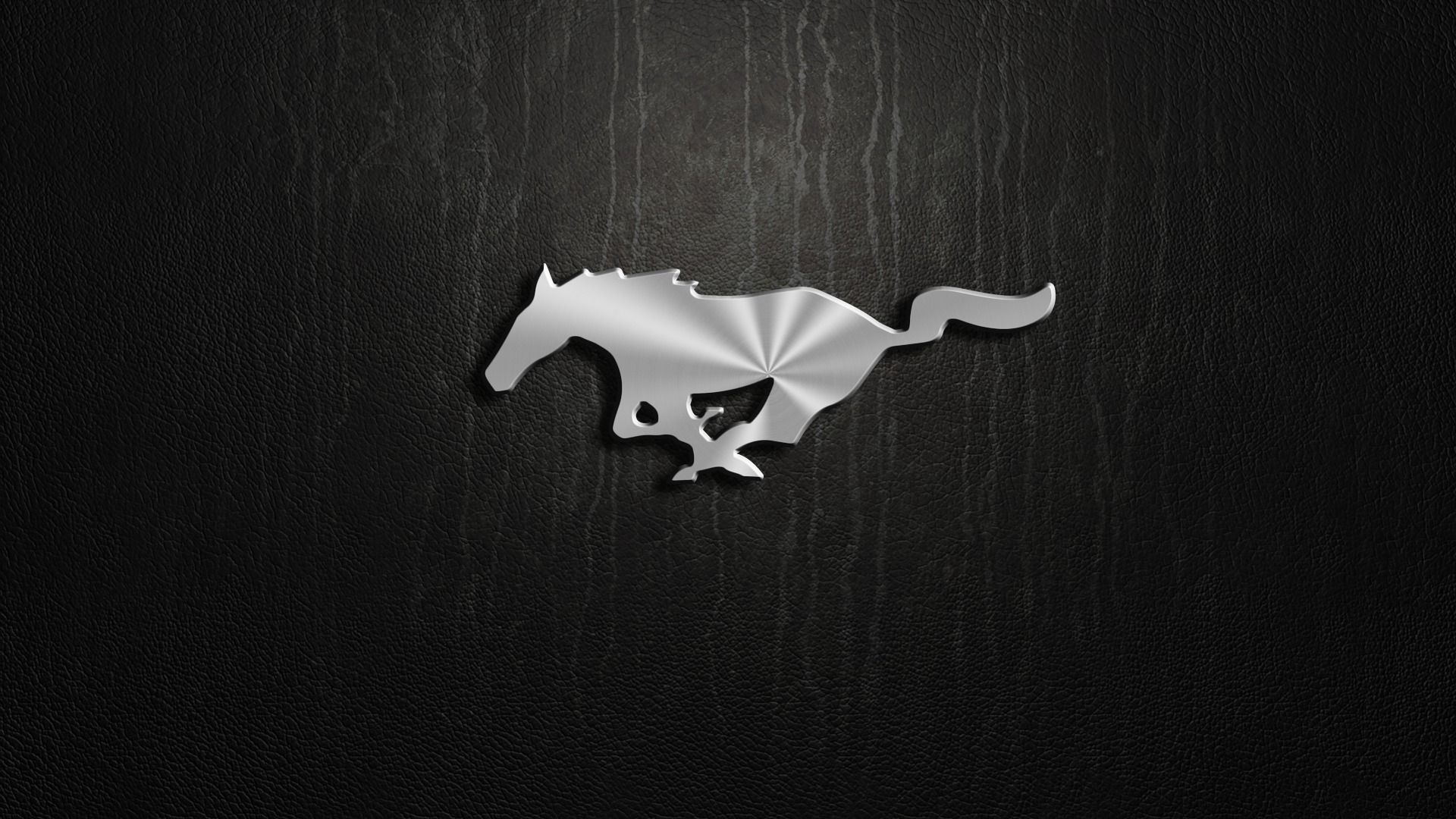 Logo Ford Mustang cavallo argento, 1920x1080 Full HD 1080p, Desktop