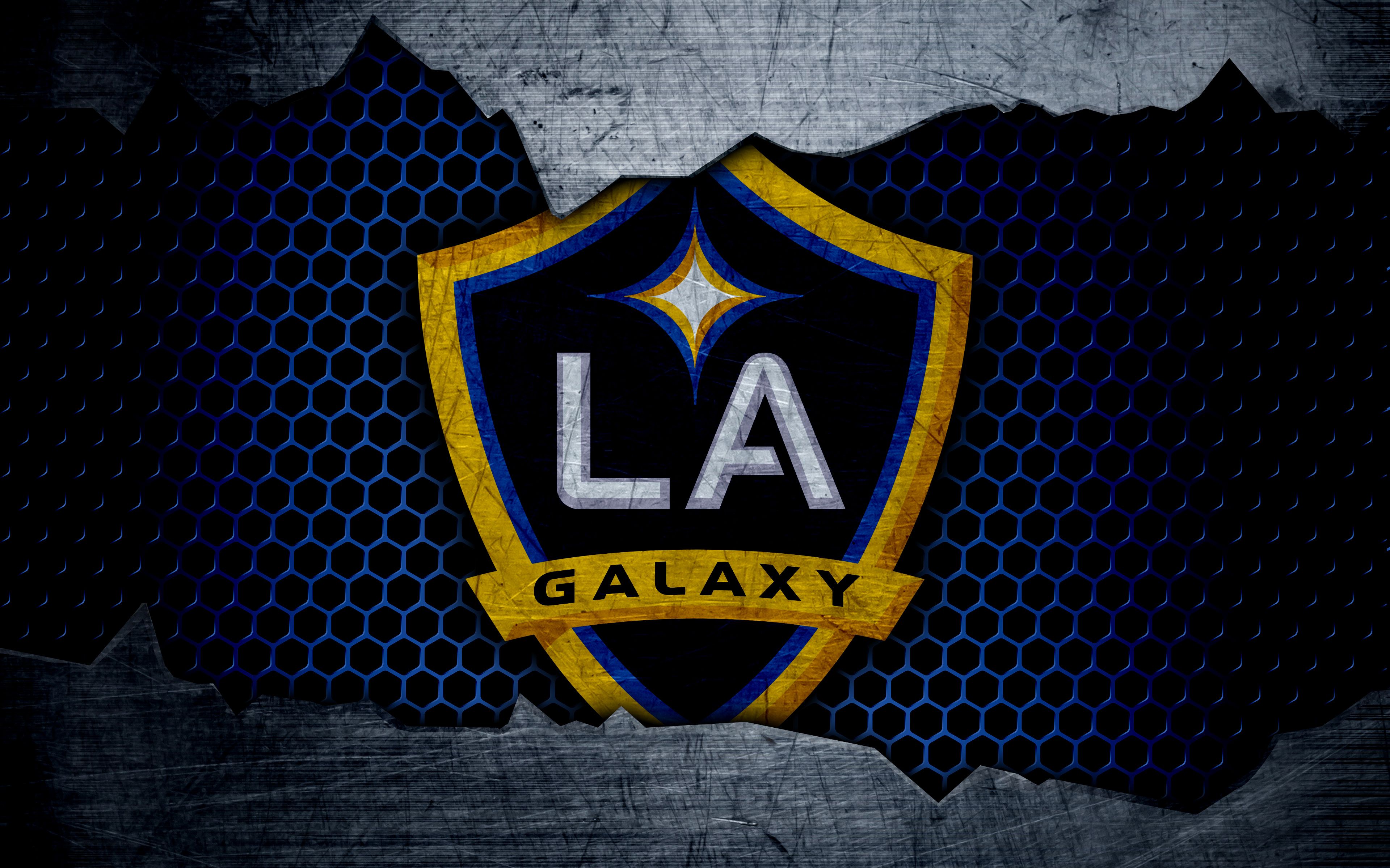 Logo LA Galaxy calcio, 3840x2400 UHD, PC 4K