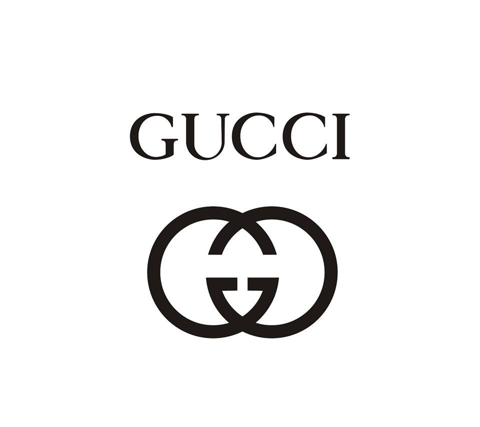 Logo Gucci pattern bianco nero, 1920x1080 Full HD 1080p, Laptop