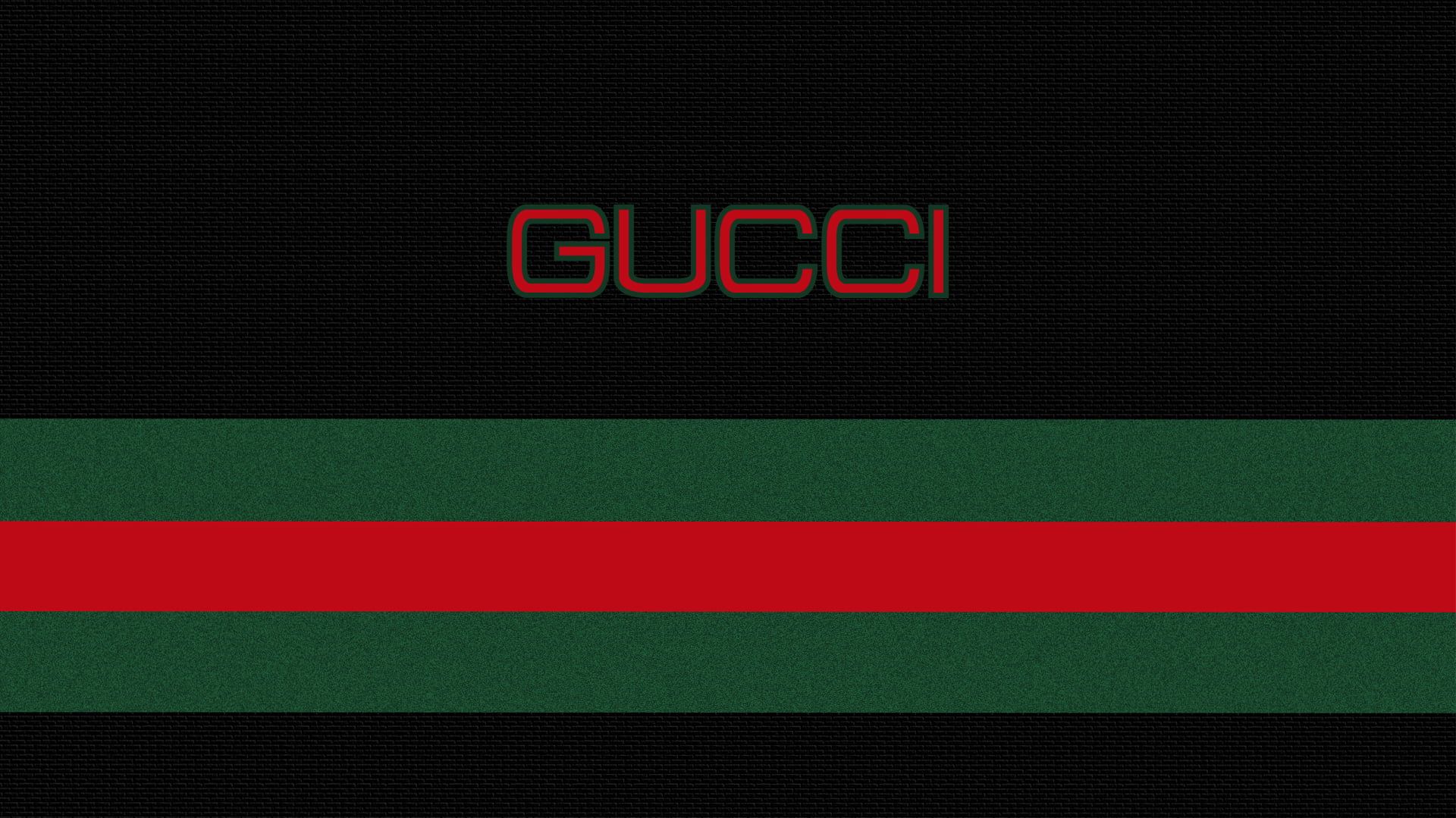 Logo Gucci argento su nero, 1024x1024 HD, Desktop